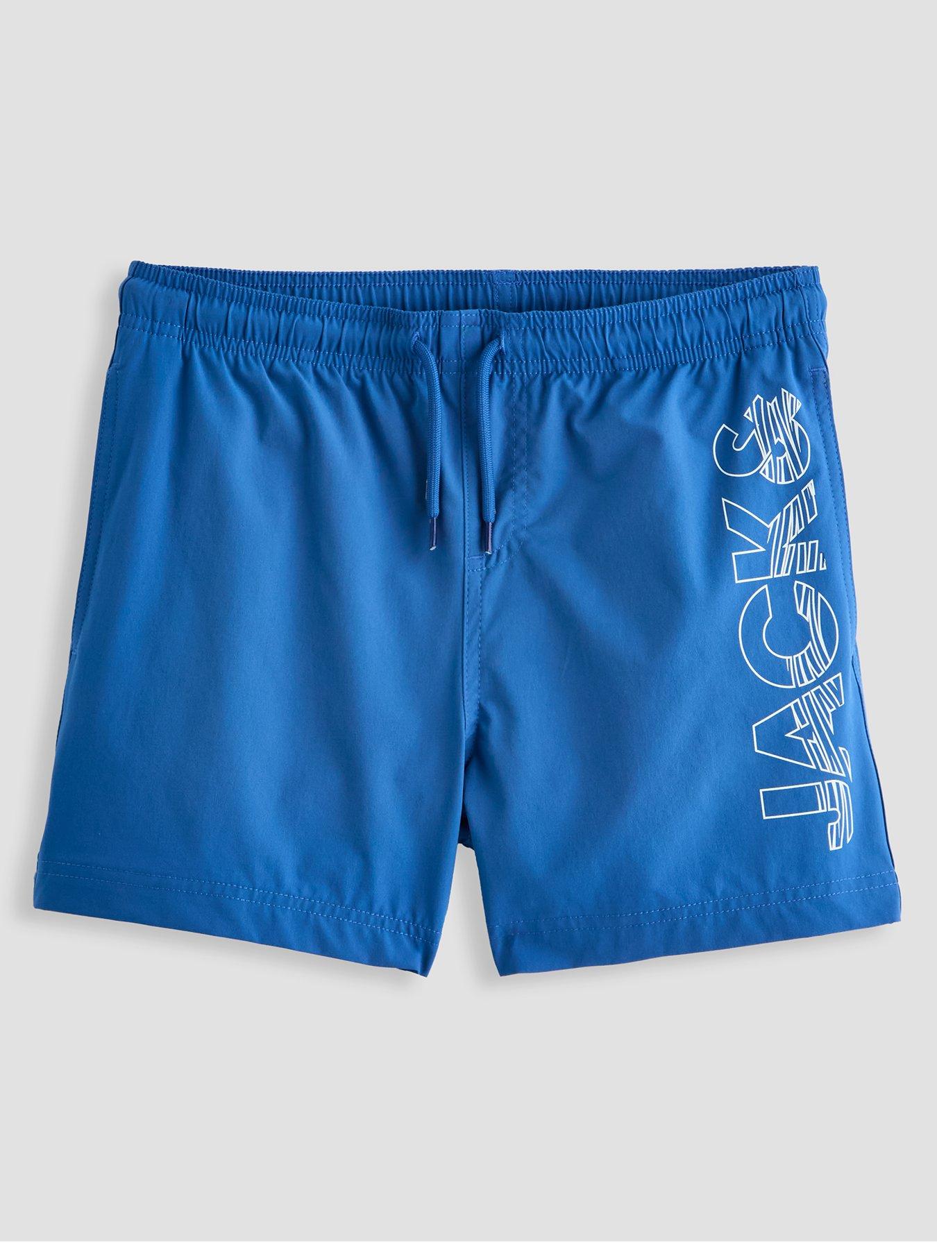 Jack & Jones Junior Boys Wave Logo Swim Shorts - Delft
