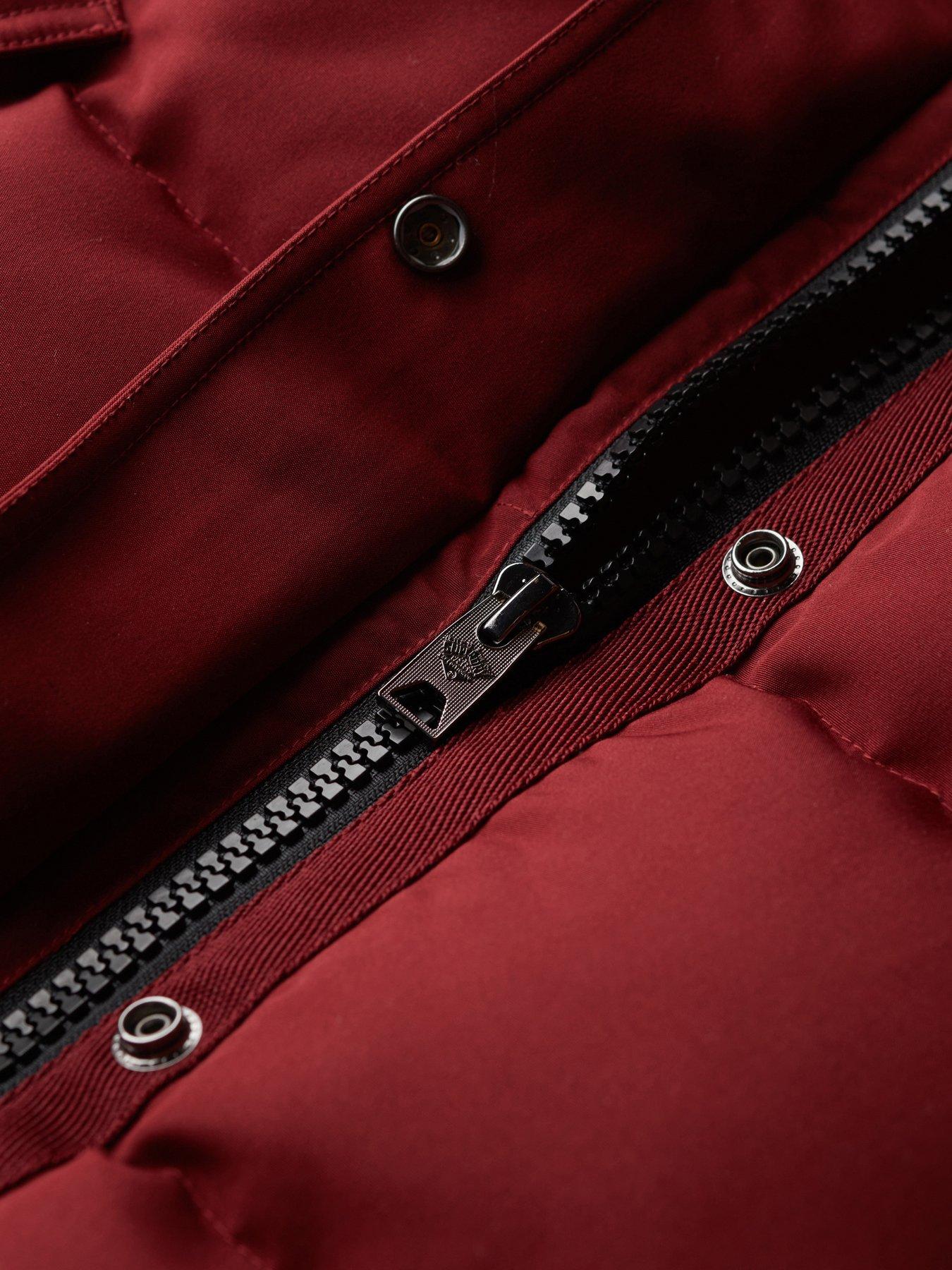 Image 7 of 7 of Superdry Everest 5 Baffle Puffer Jacket - Stanton Red