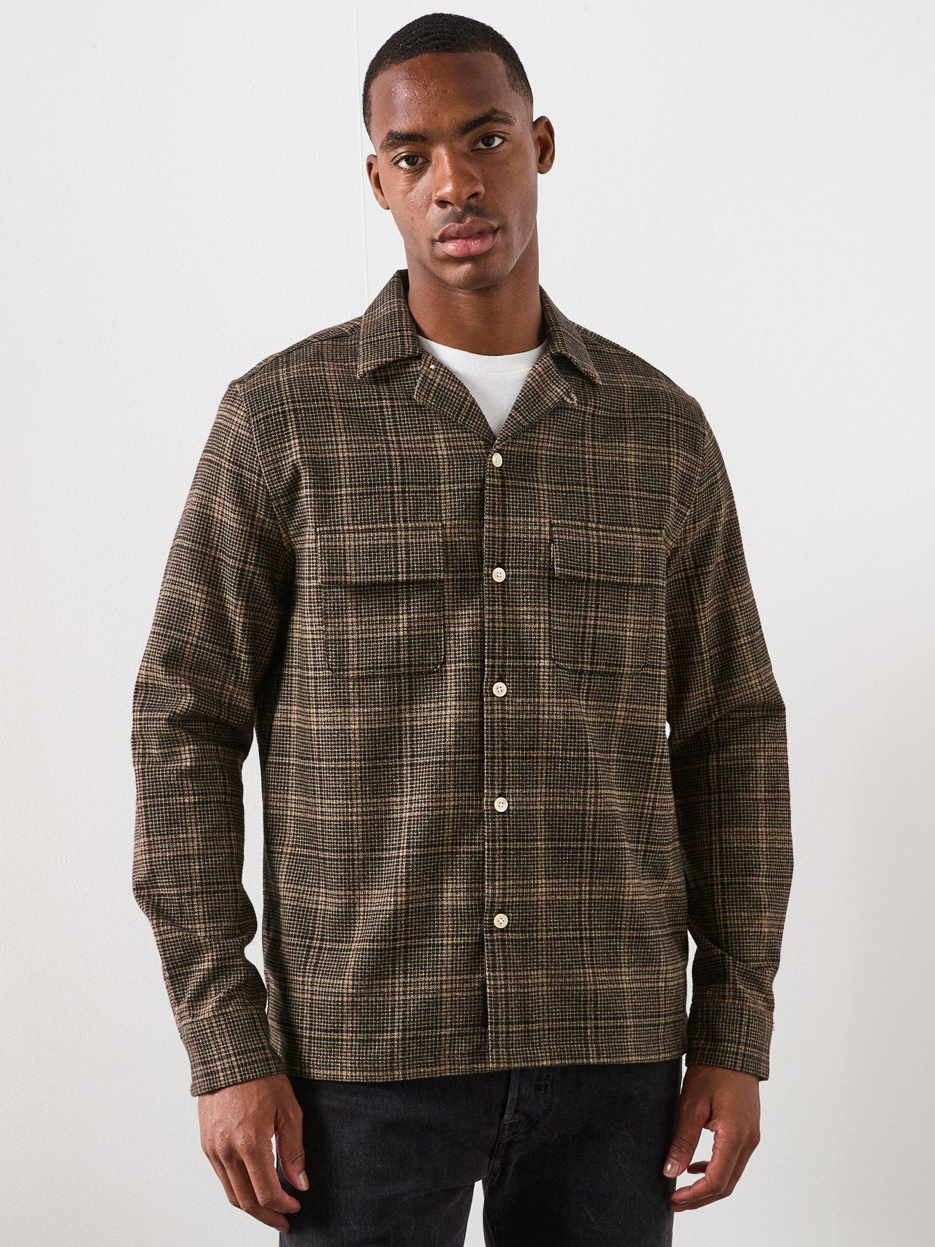 allsaints-all-saints-saru-long-sleeve-checked-shirt-black
