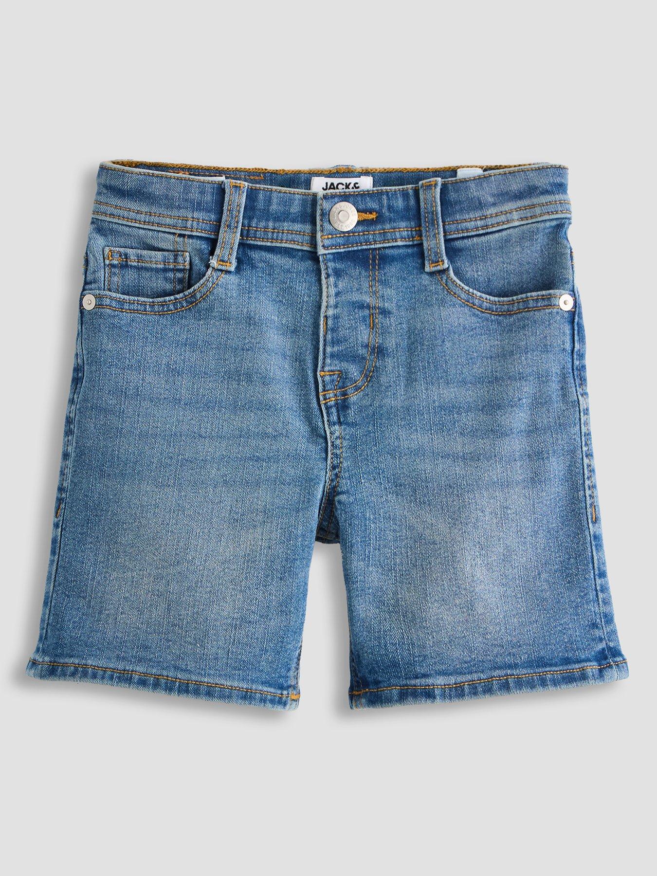 Jack & Jones Mini Younger Boys Rick Denim Shorts - Blue