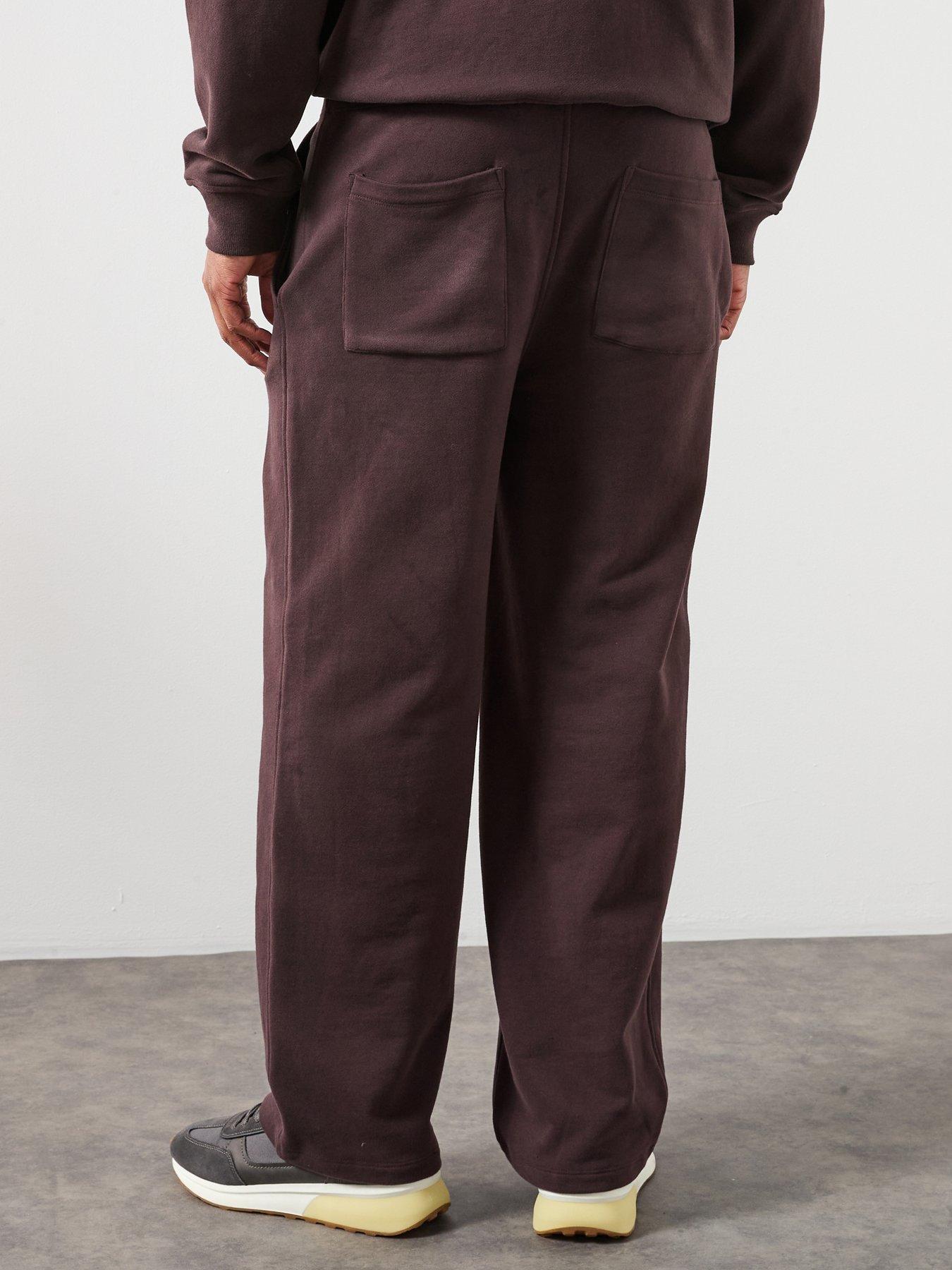 allsaints-asher-joggers-brownstillFront