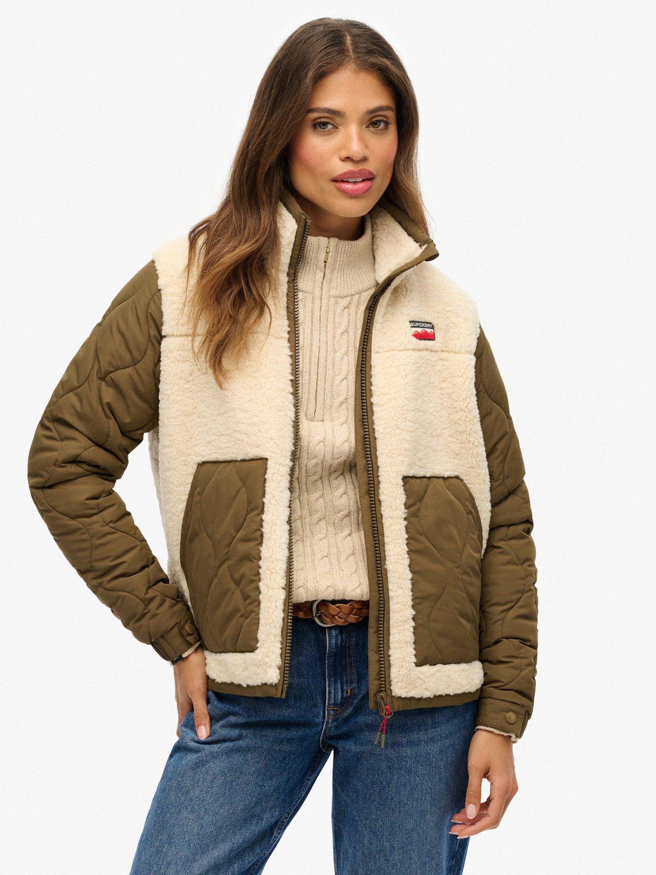 superdry-fleece-hybrid-jacket-beige