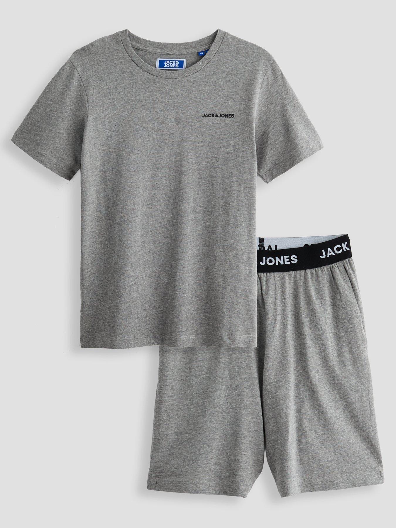 jack-jones-junior-boys-everest-short-sleeve-t-shirt-shorts-pyjamas-grey