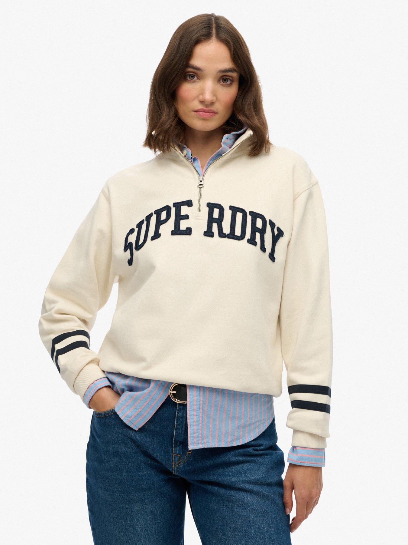 superdry-athletic-essentials-applique-half-zip-desert-bone-off-white