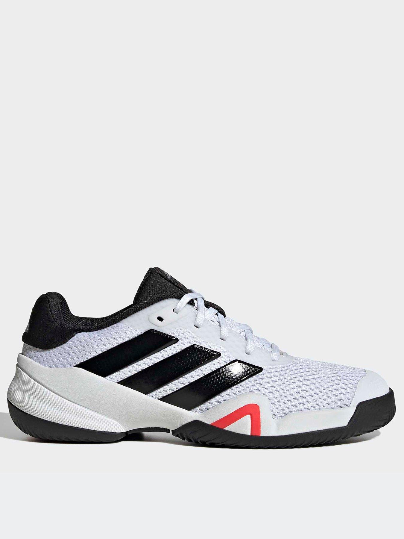 Image 1 of 7 of adidas Boys Tennis Barricade Shoe - White