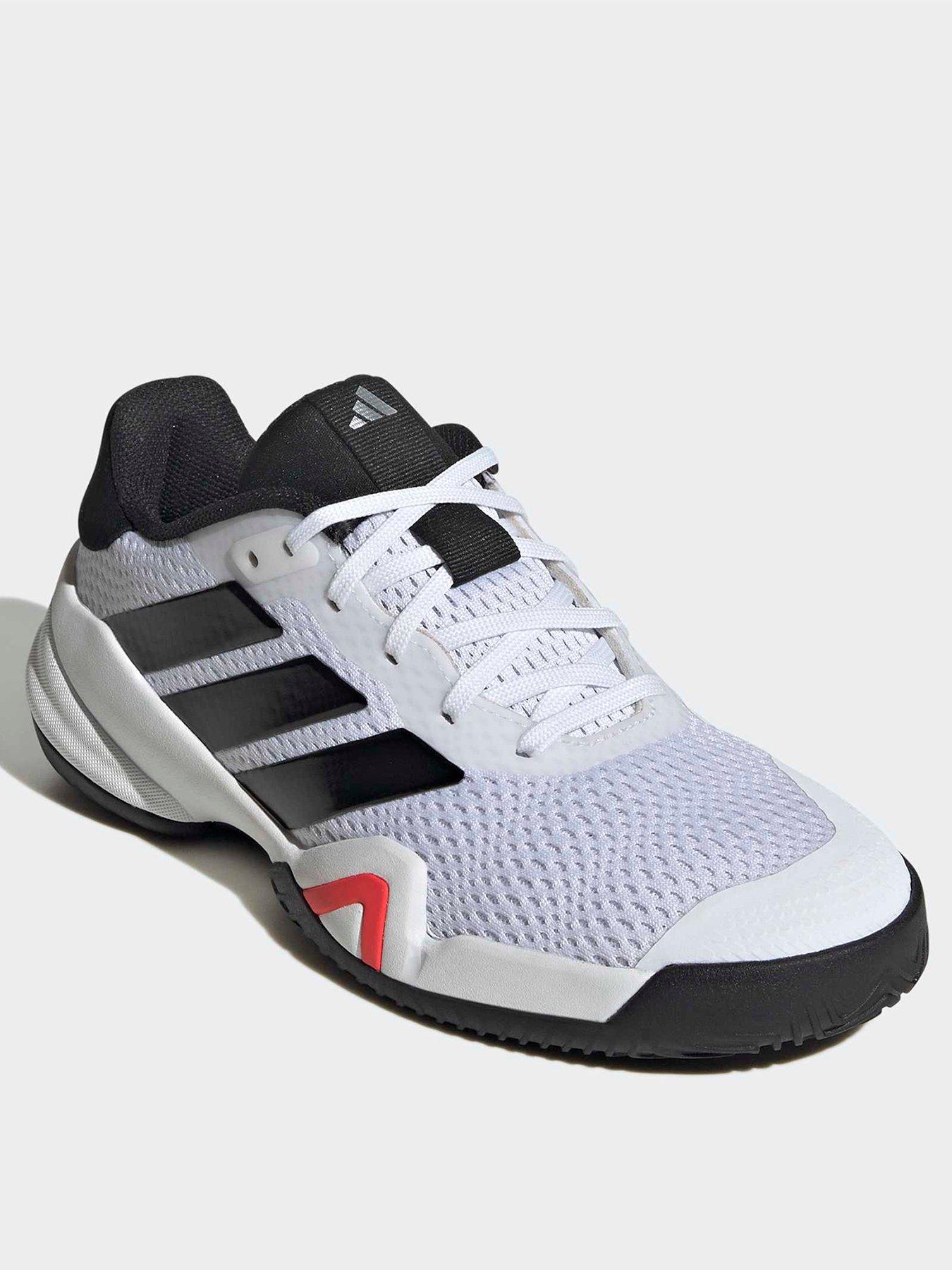 Image 2 of 7 of adidas Boys Tennis Barricade Shoe - White