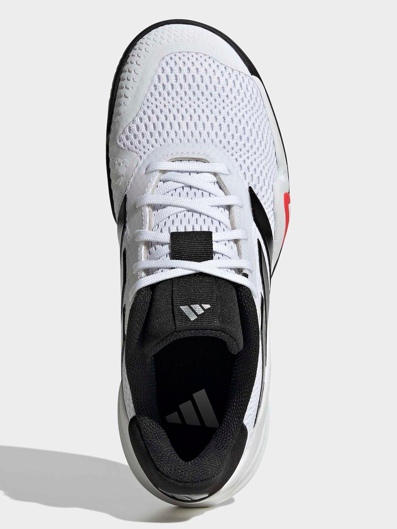 Image 4 of 7 of adidas Boys Tennis Barricade Shoe - White
