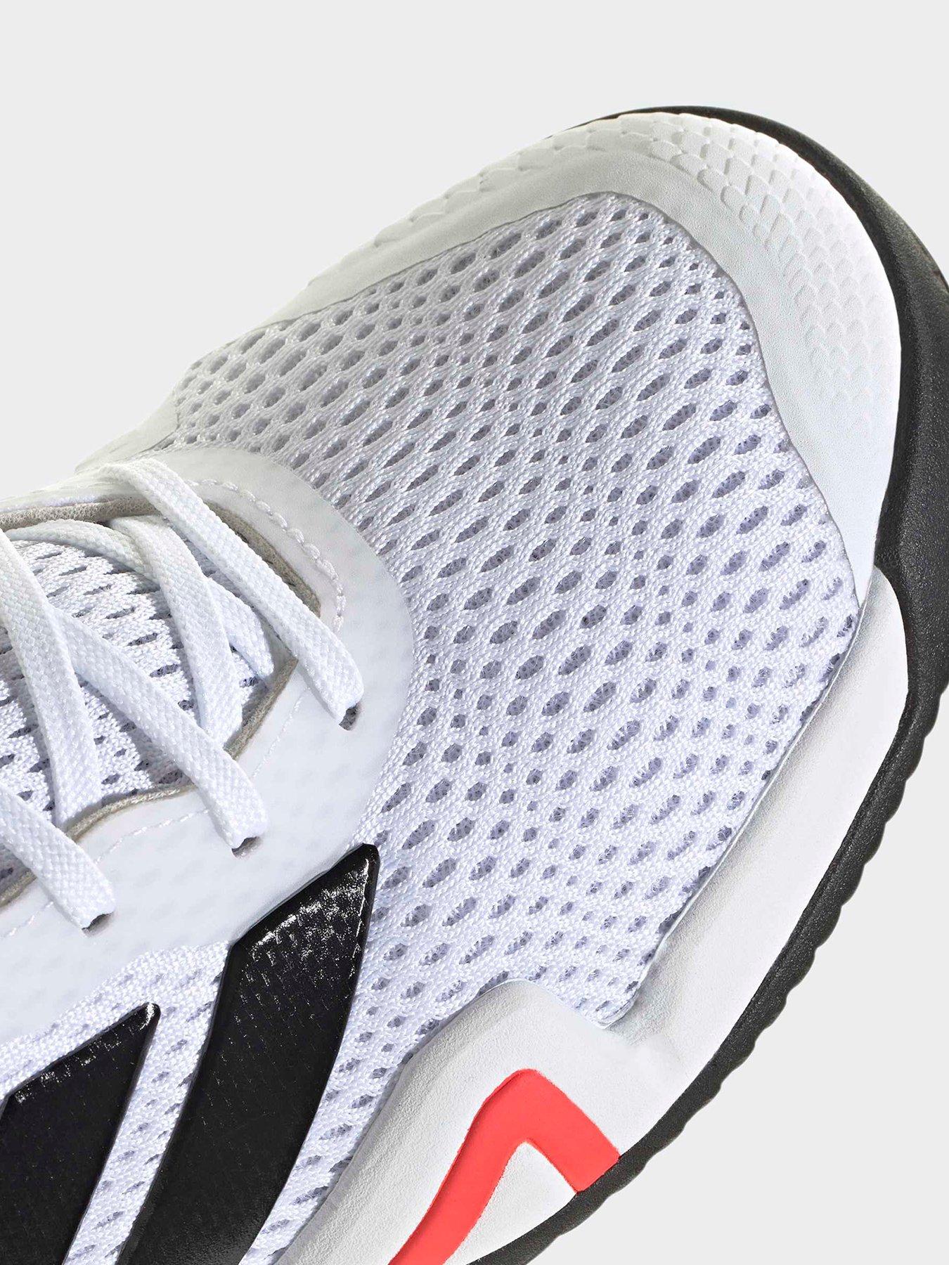 Image 7 of 7 of adidas Boys Tennis Barricade Shoe - White