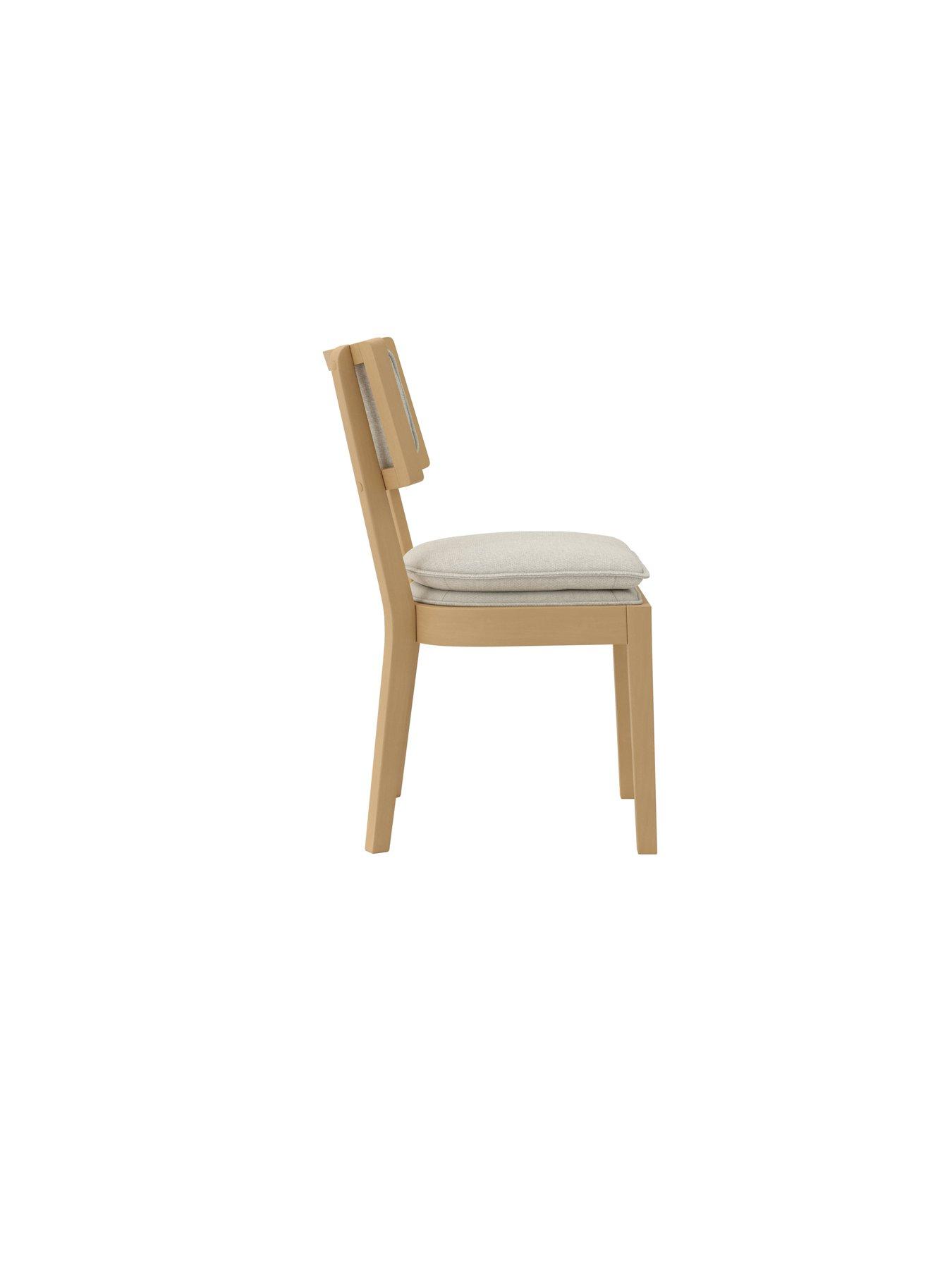 Image 4 of 6 of OTI Maggie Frost/ Umber Dining Chair