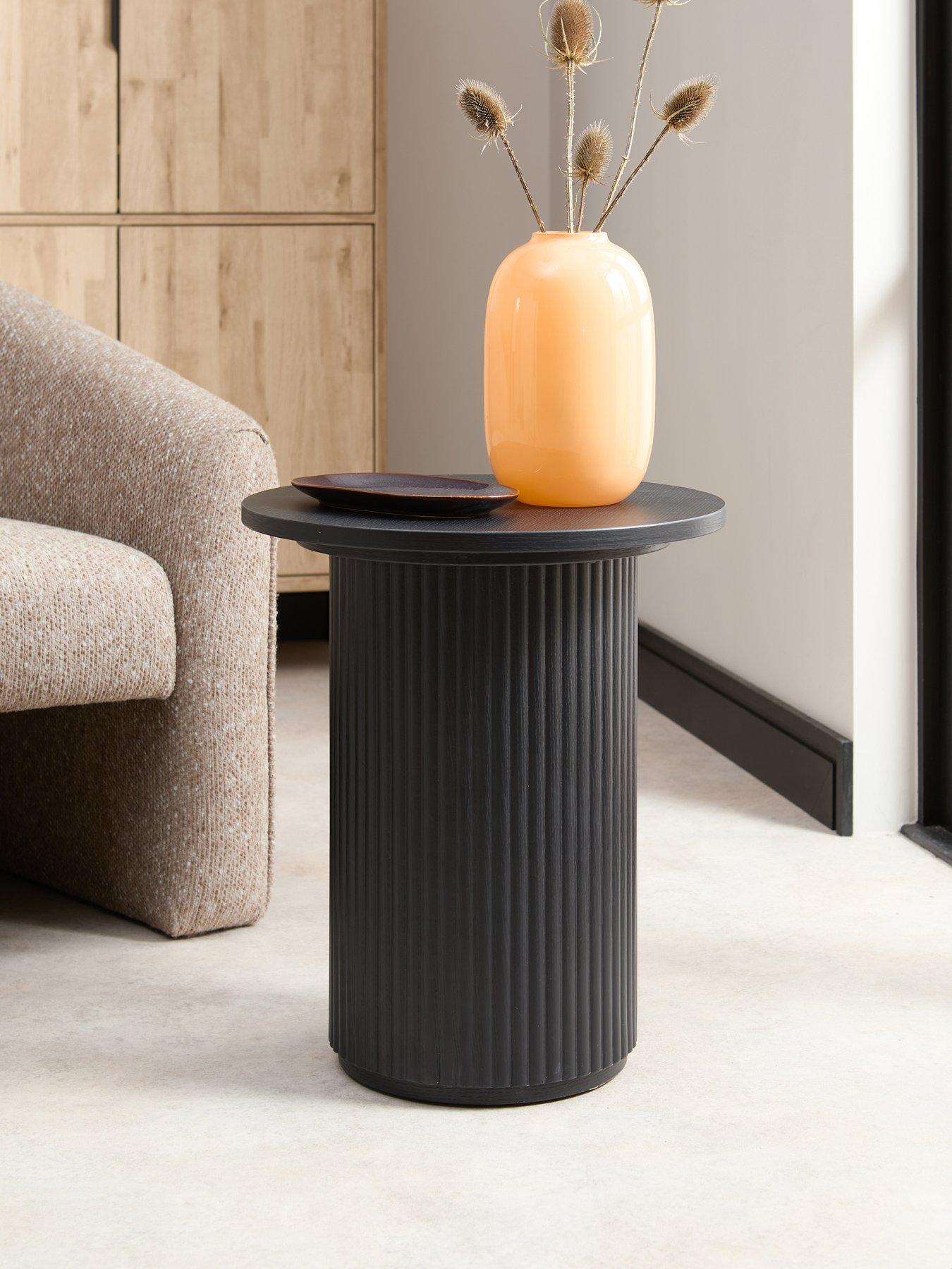 The Very Collection Carina Full Side Table - Black - FSC® Certified