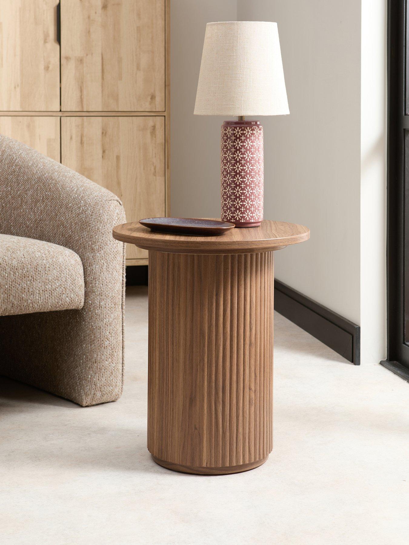 Image 1 of 5 of The Very Collection Carina Full Side Table - Mid Oak