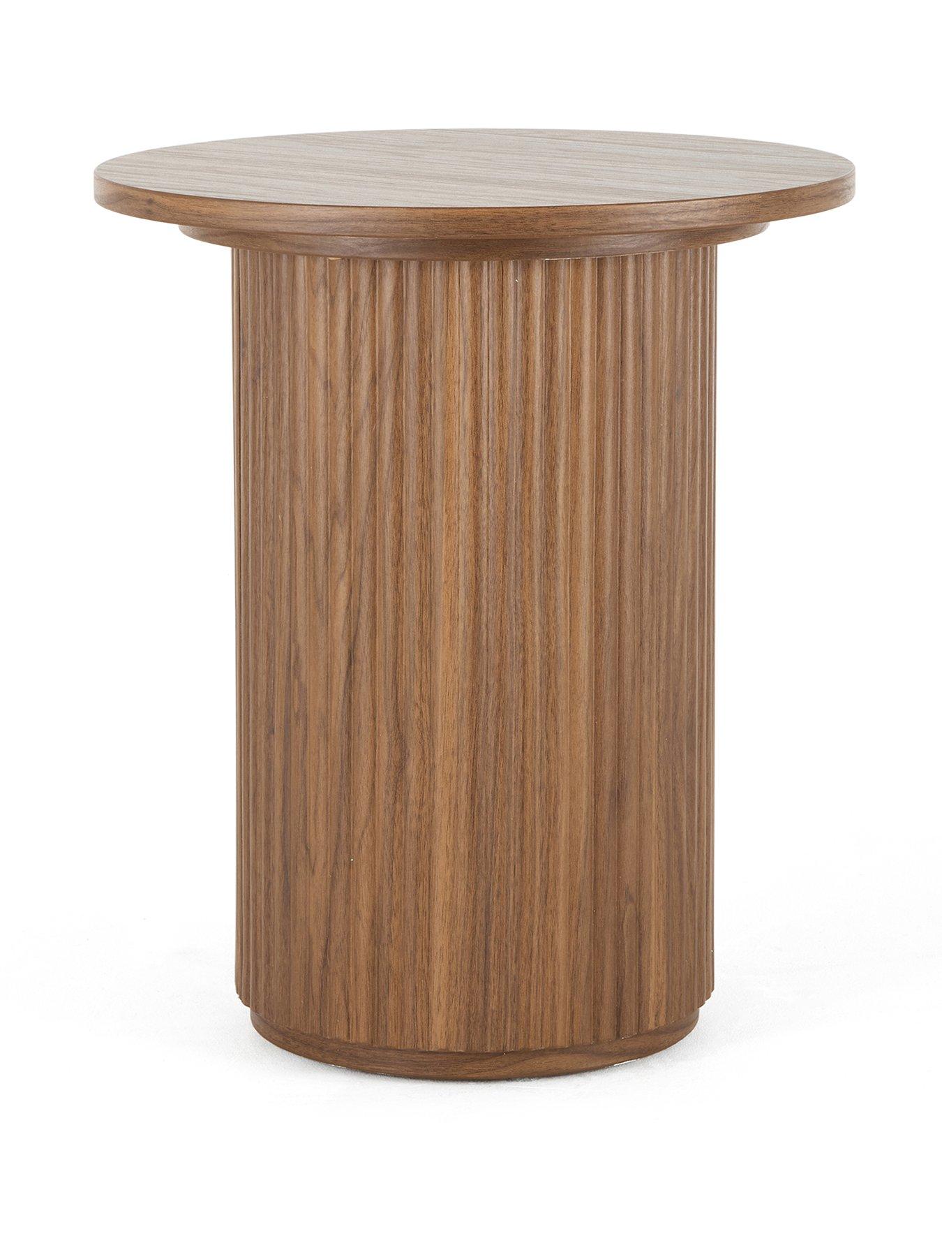 Image 2 of 5 of The Very Collection Carina Full Side Table - Mid Oak