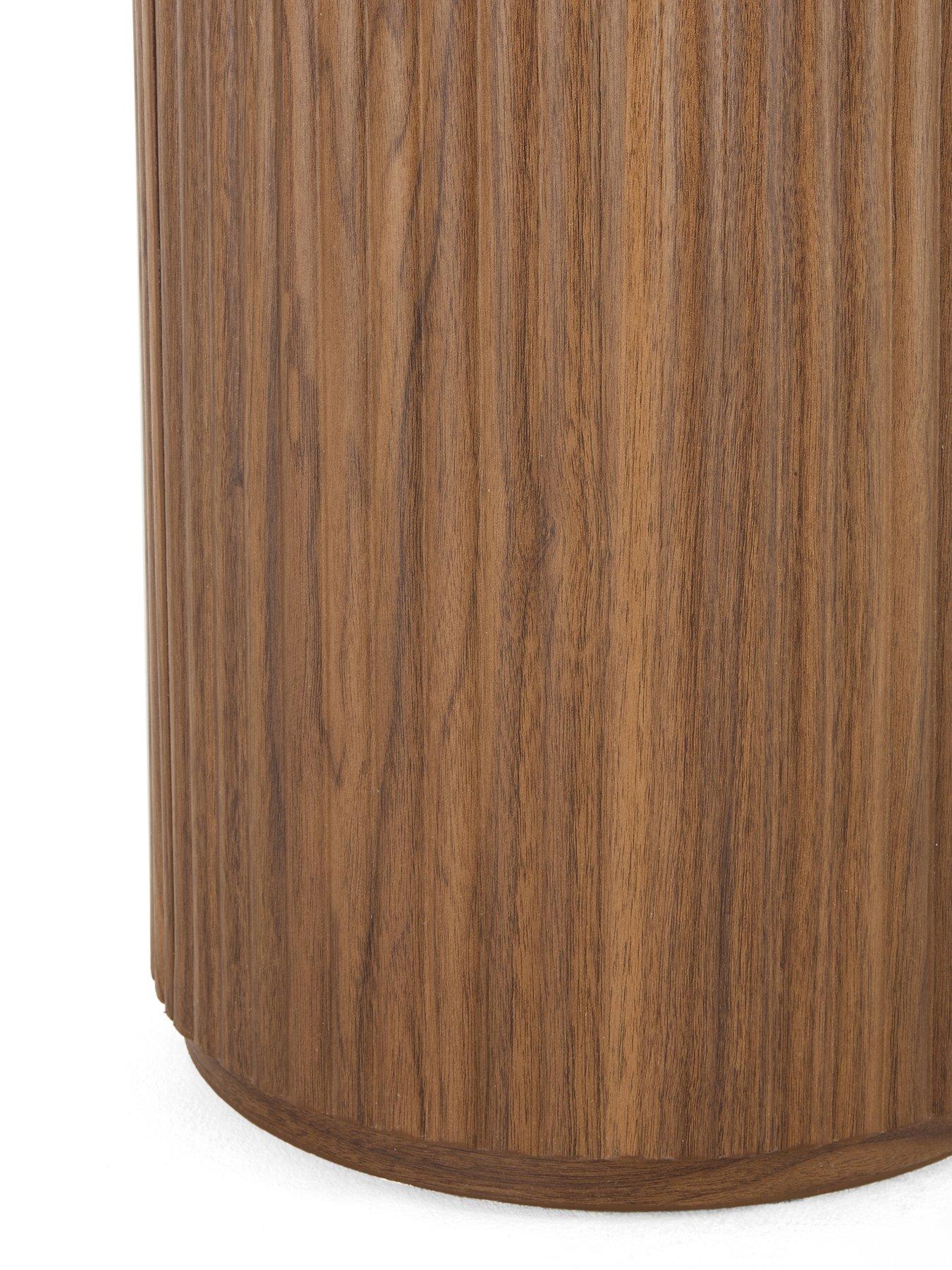 Image 4 of 5 of The Very Collection Carina Full Side Table - Mid Oak