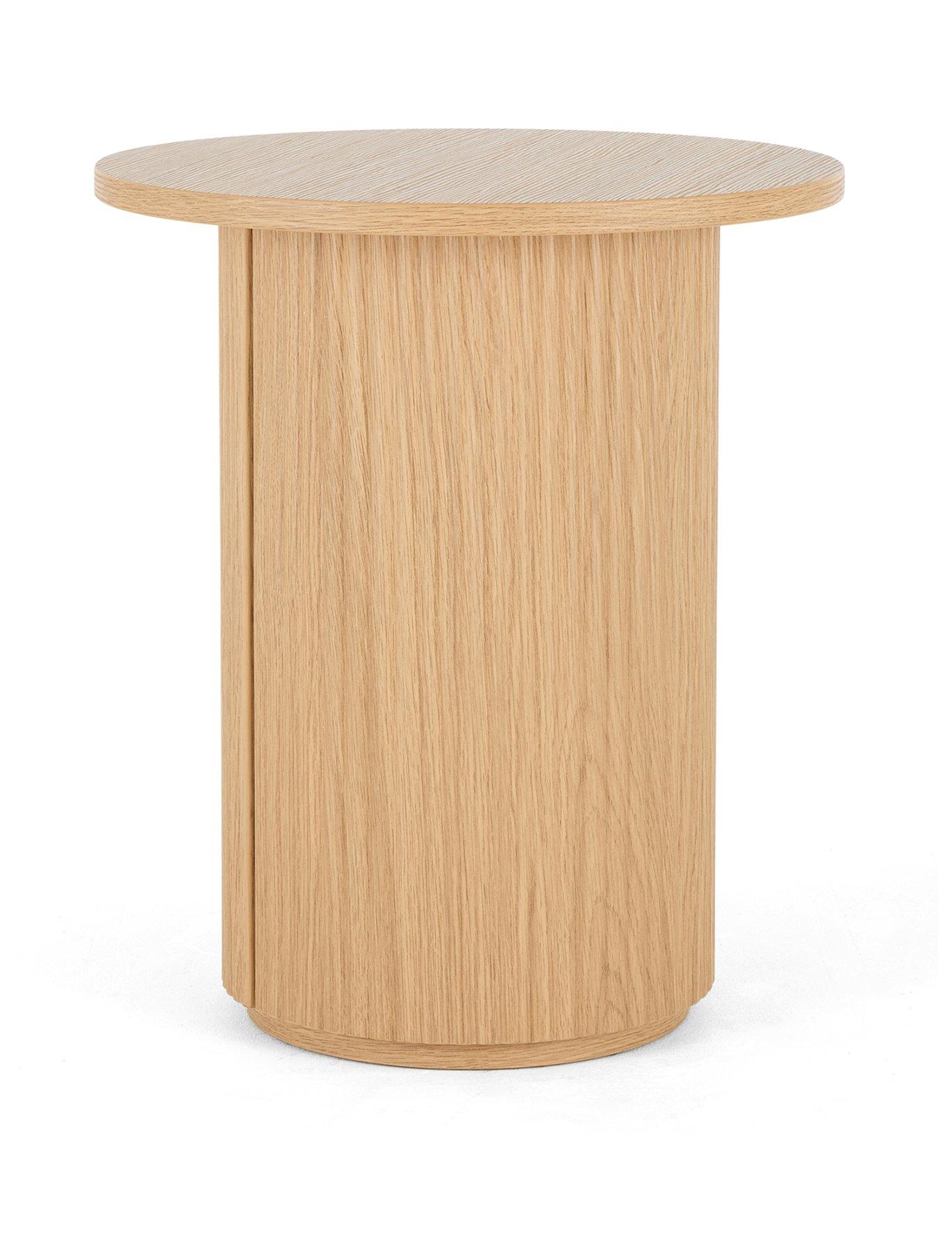 Image 2 of 5 of The Very Collection Carina Full Side Table - Oak