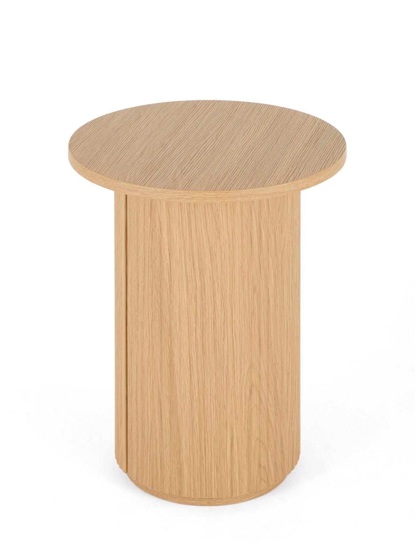 Image 3 of 5 of The Very Collection Carina Full Side Table - Oak