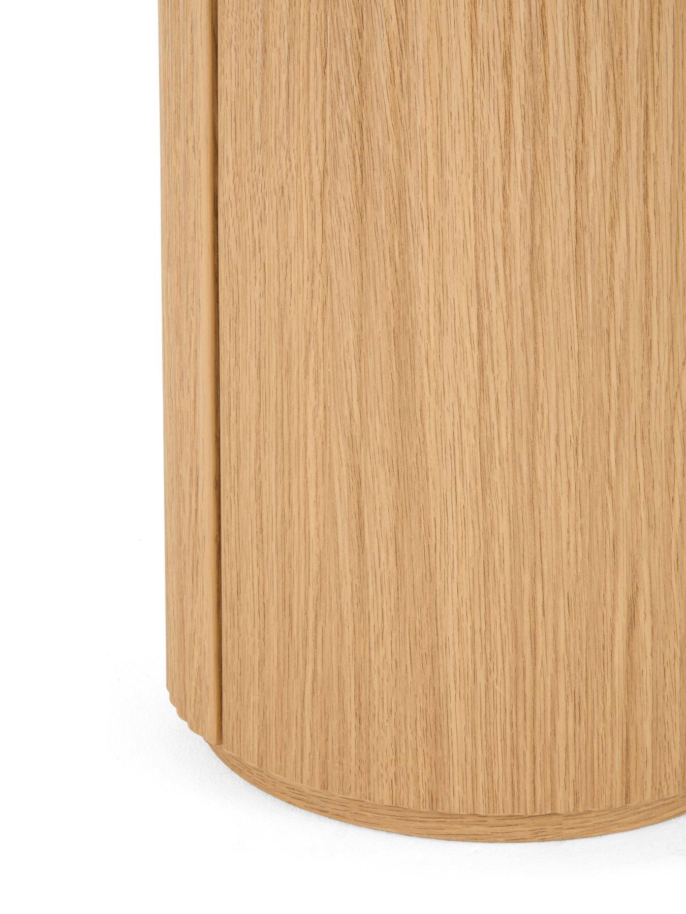 Image 4 of 5 of The Very Collection Carina Full Side Table - Oak