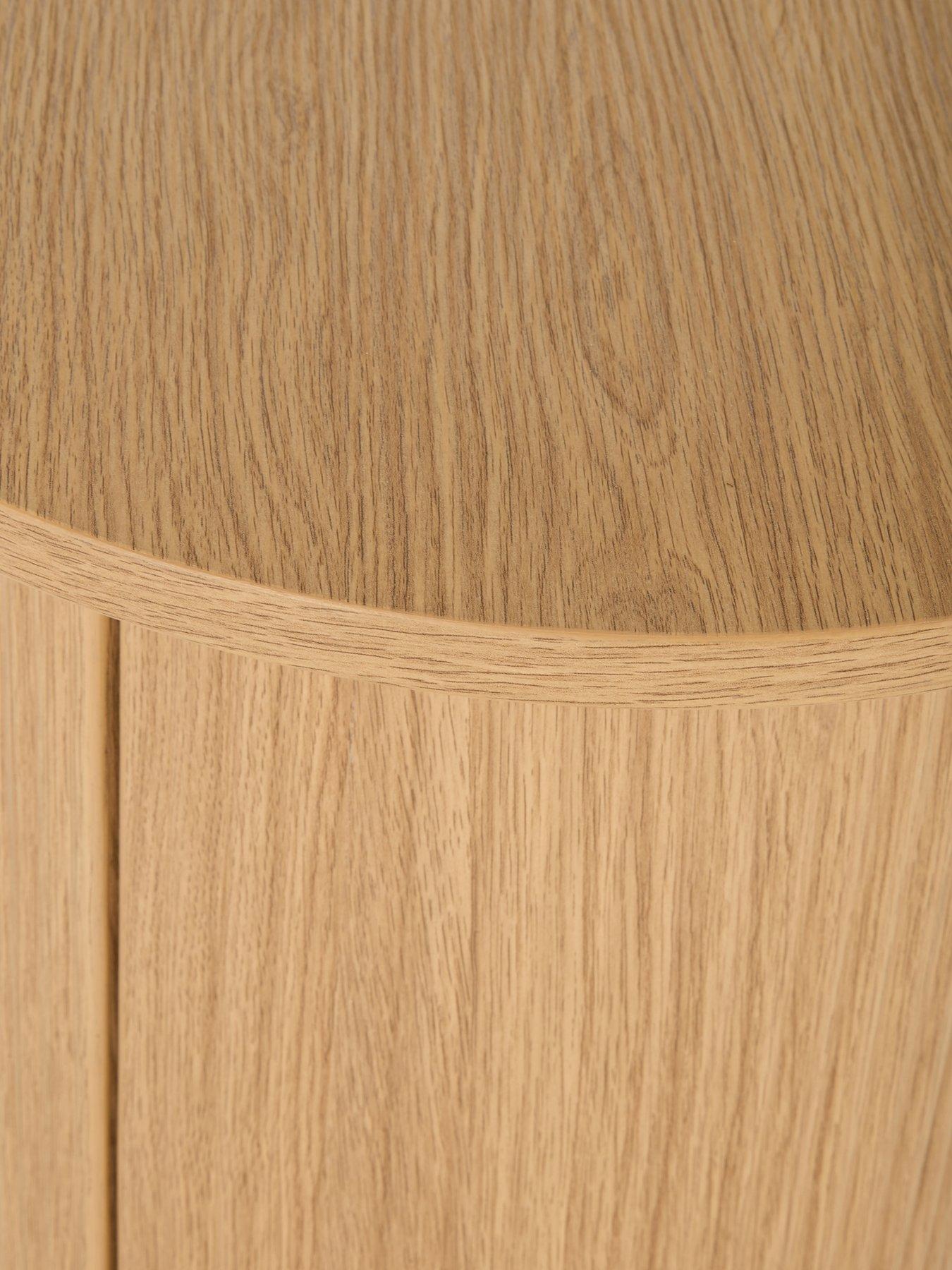 Image 5 of 5 of The Very Collection Carina Full Side Table - Oak