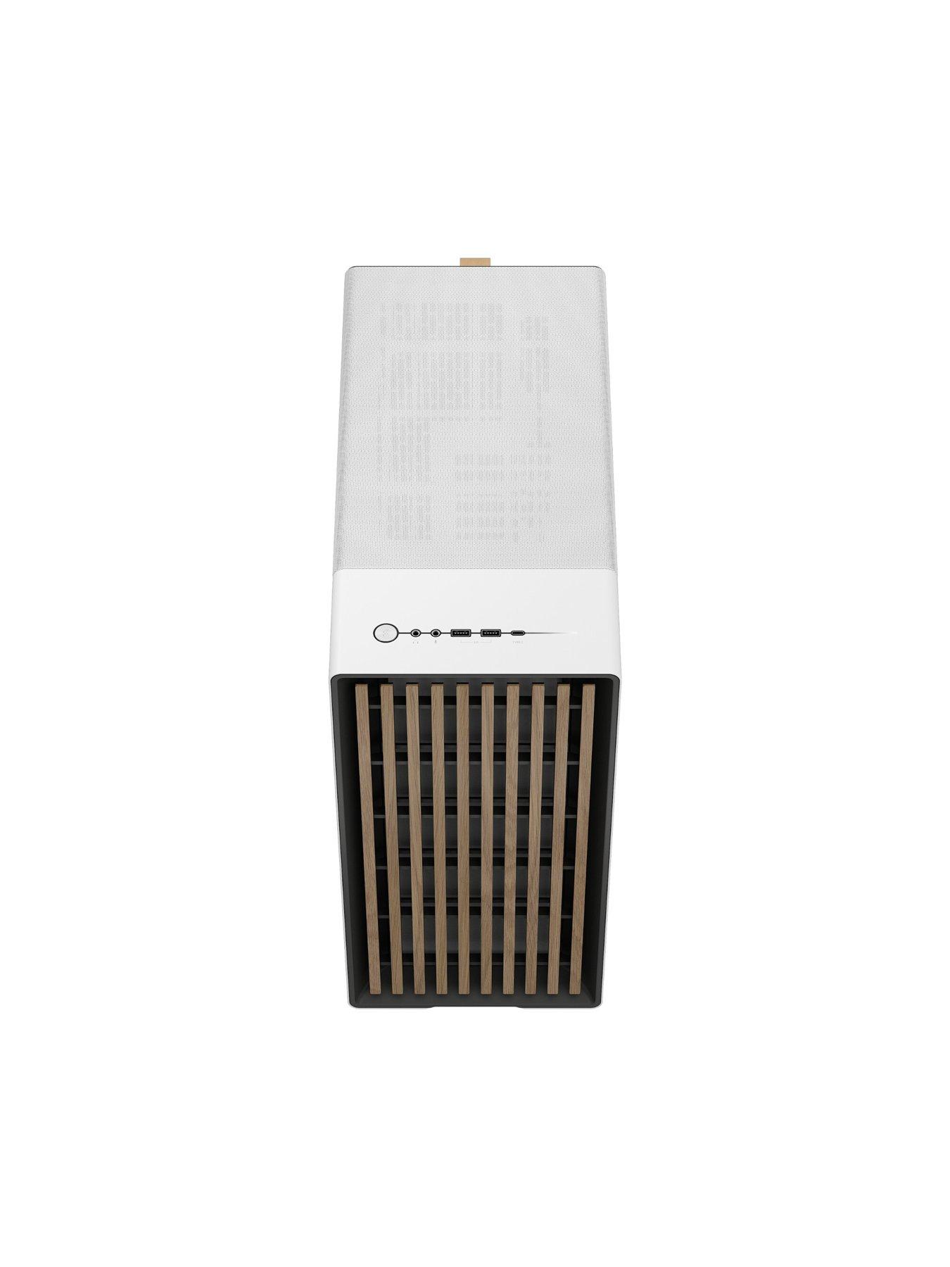 Image 2 of 7 of Fractal North Chalk White TG Clear Tint PC Case