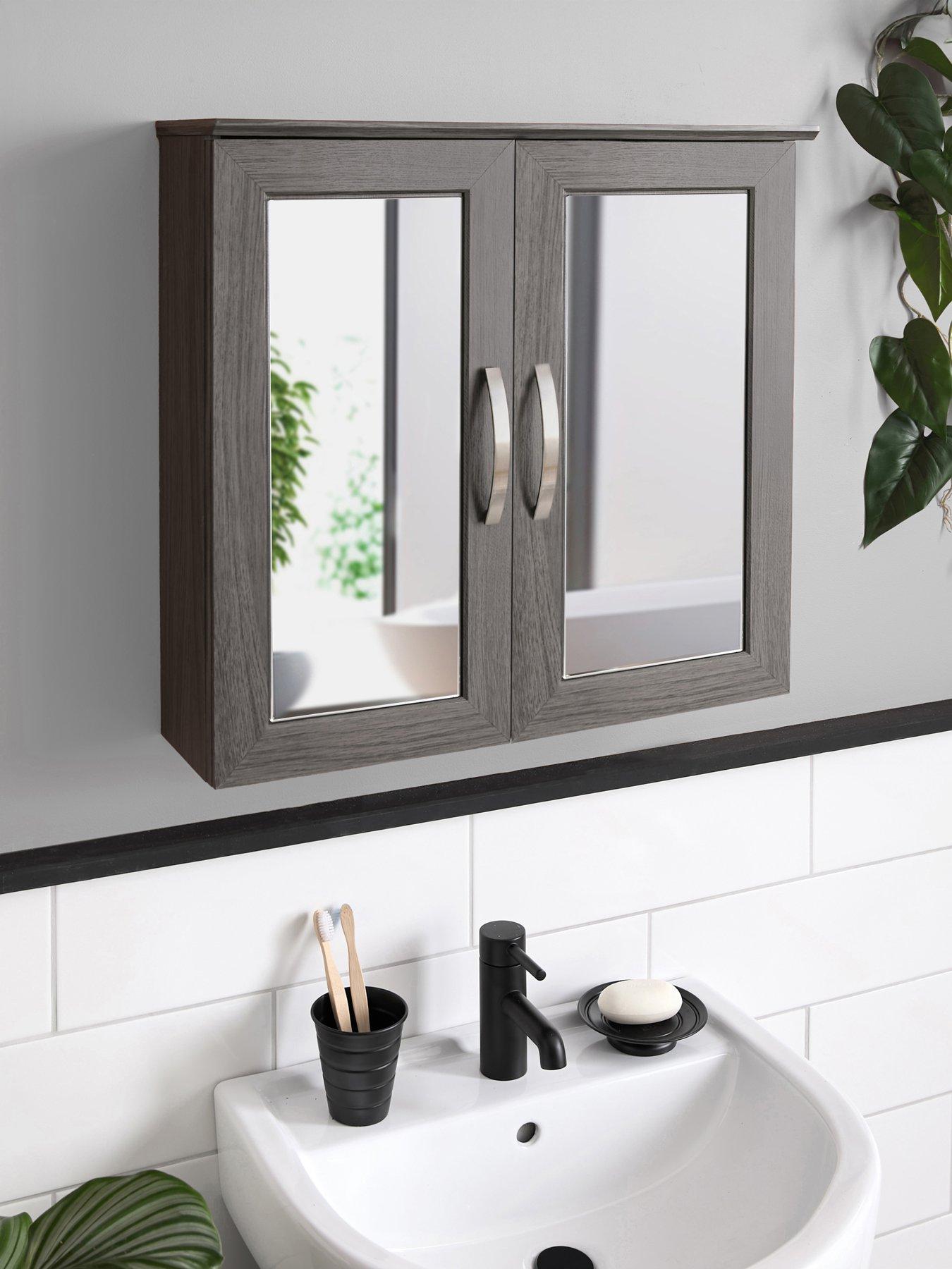 Image 1 of 7 of The Very Collection Caledon 2 Door Mirror Cabinet
