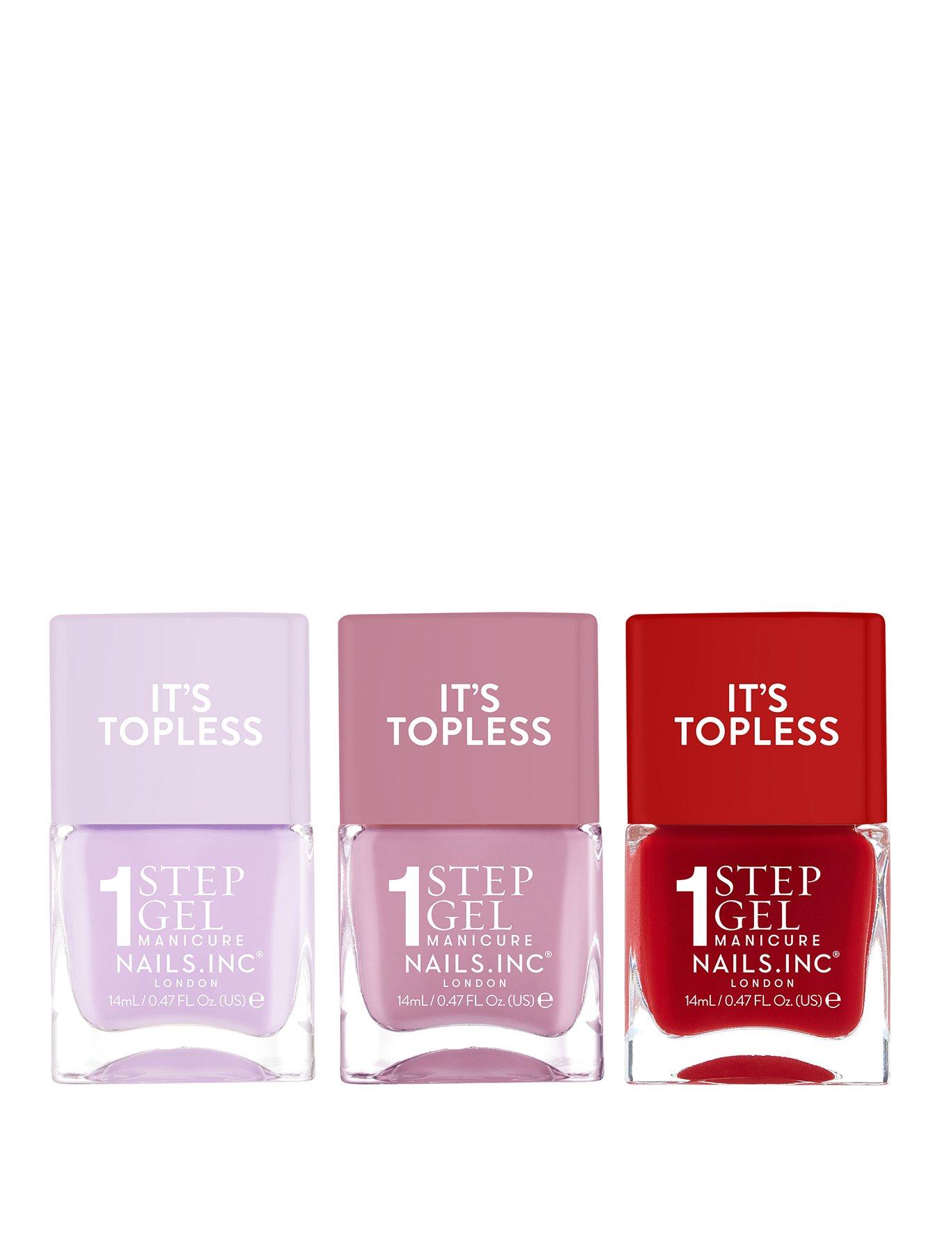 Nails Inc Nails Inc It's Topless Everyday Icons Trio (Value £27)