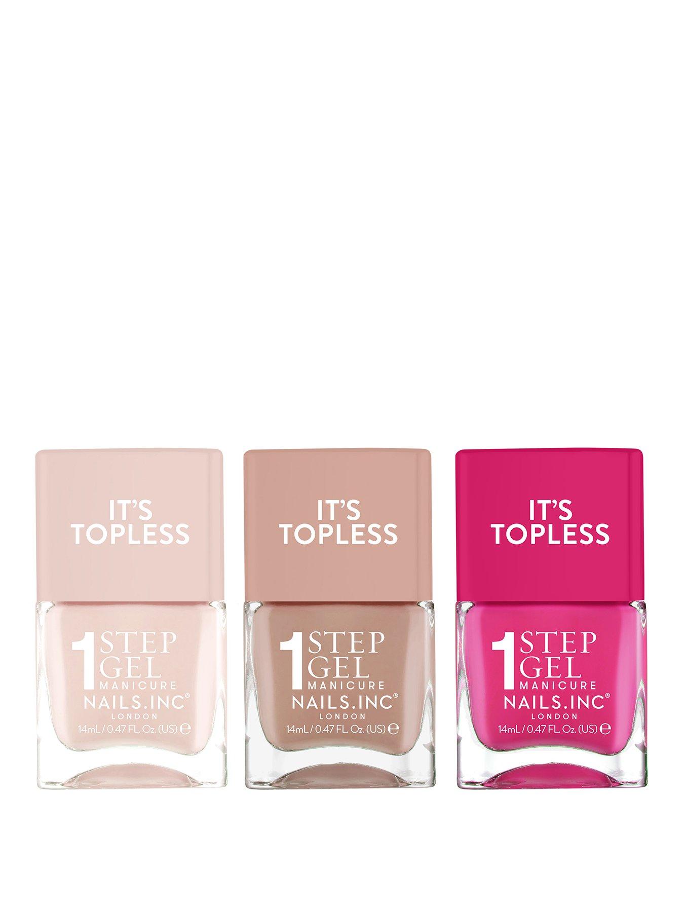 Nails Inc Nails Inc It's Topless The Essential Classics Trio (Value £27)