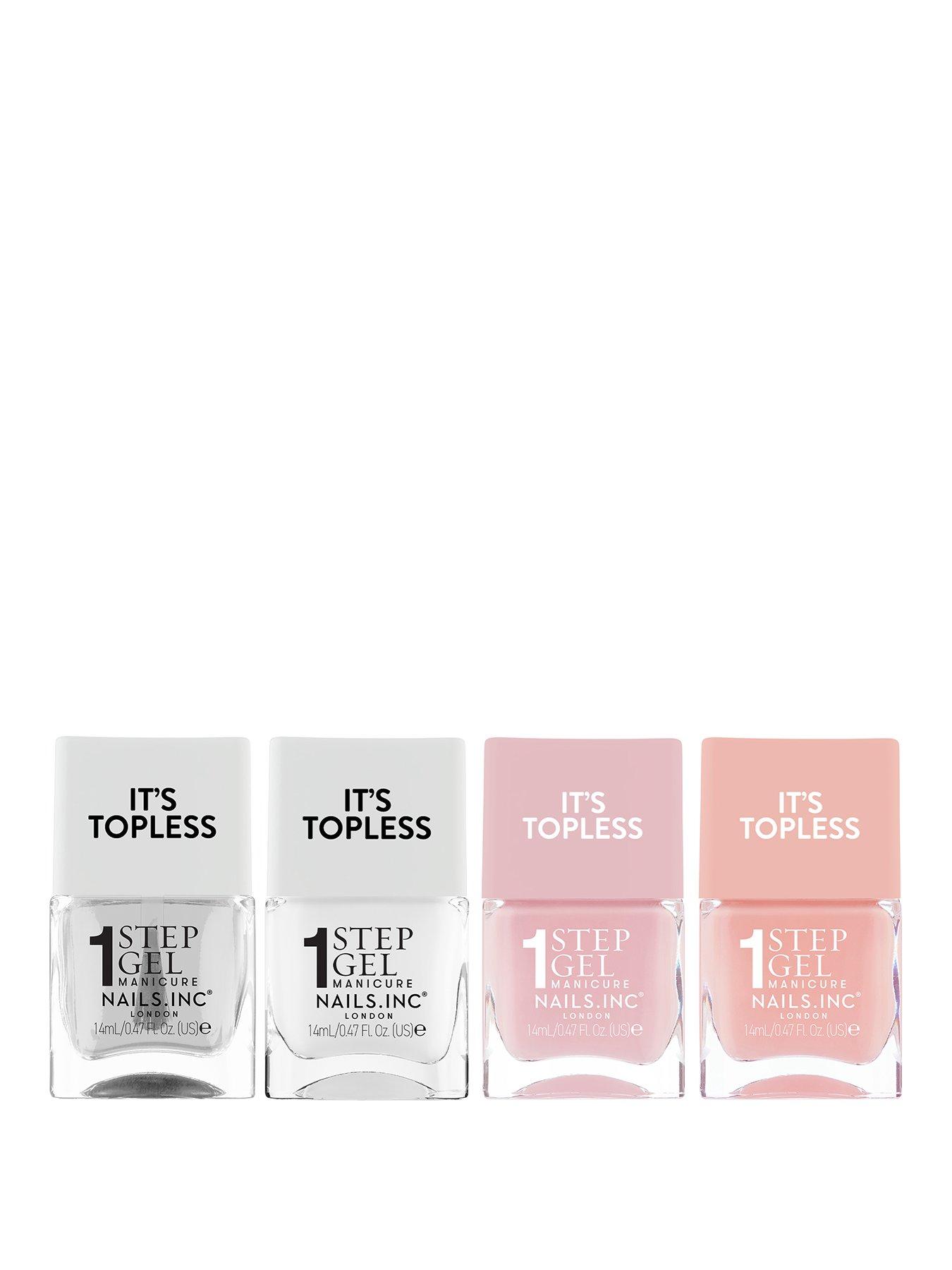 Nails Inc Nails Inc It's Topless The Clean Girl Edit Set (Value £36)