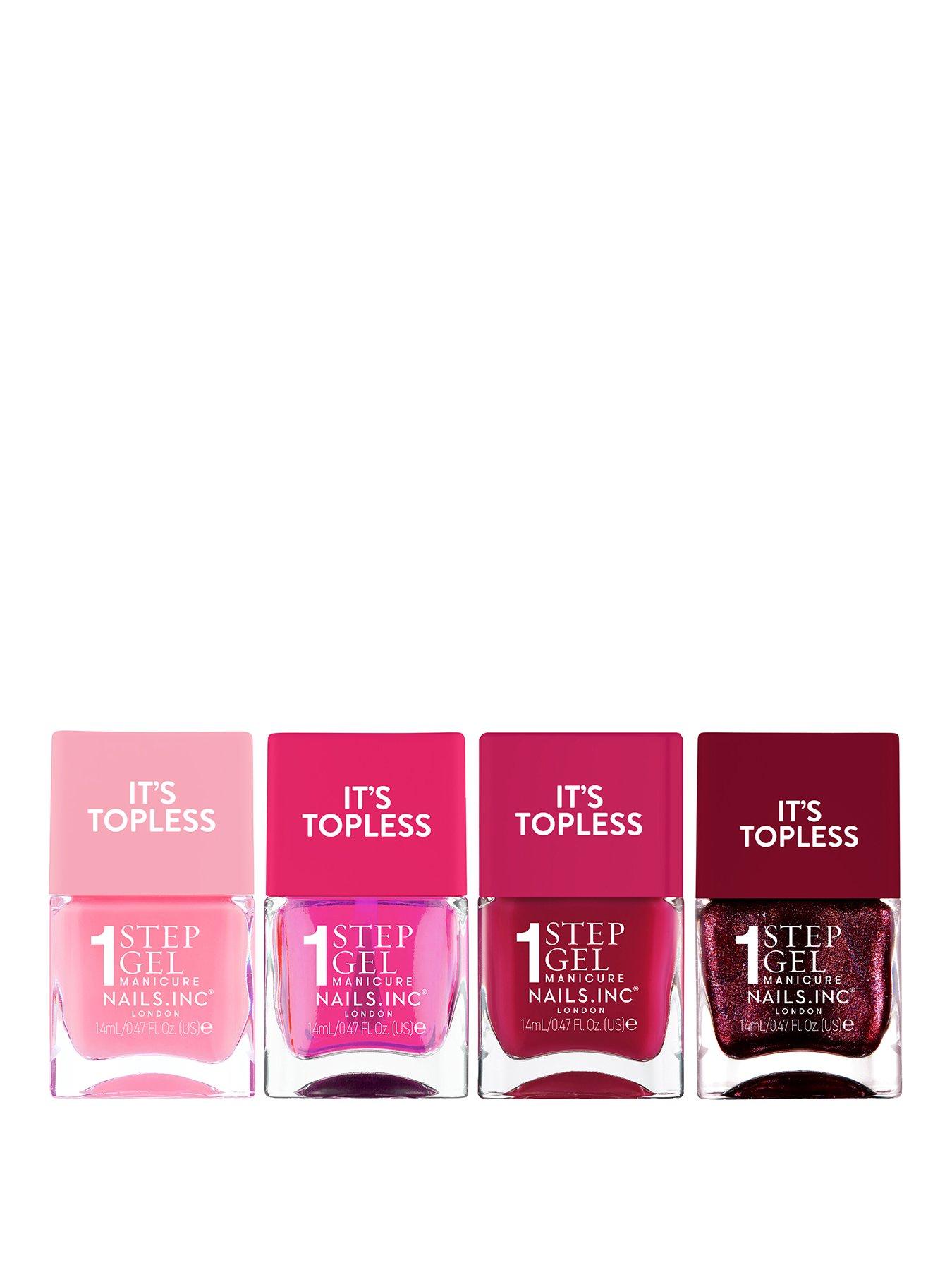 Nails Inc Nails Inc It's Topless Cherry Demure Set (Value £36)