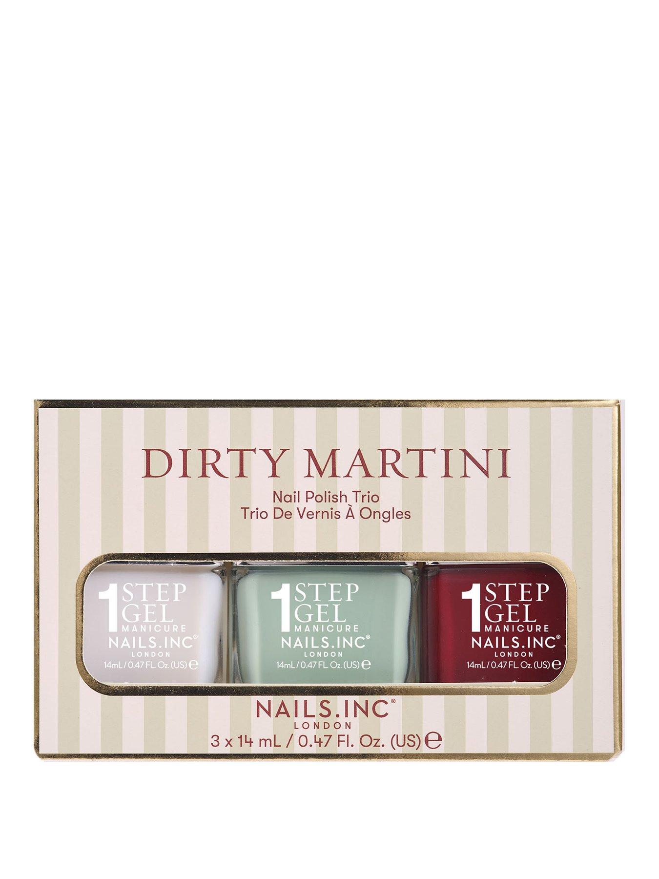 Nails Inc Nails Inc Dirty Martini Nail Polish Trio (Value £27)