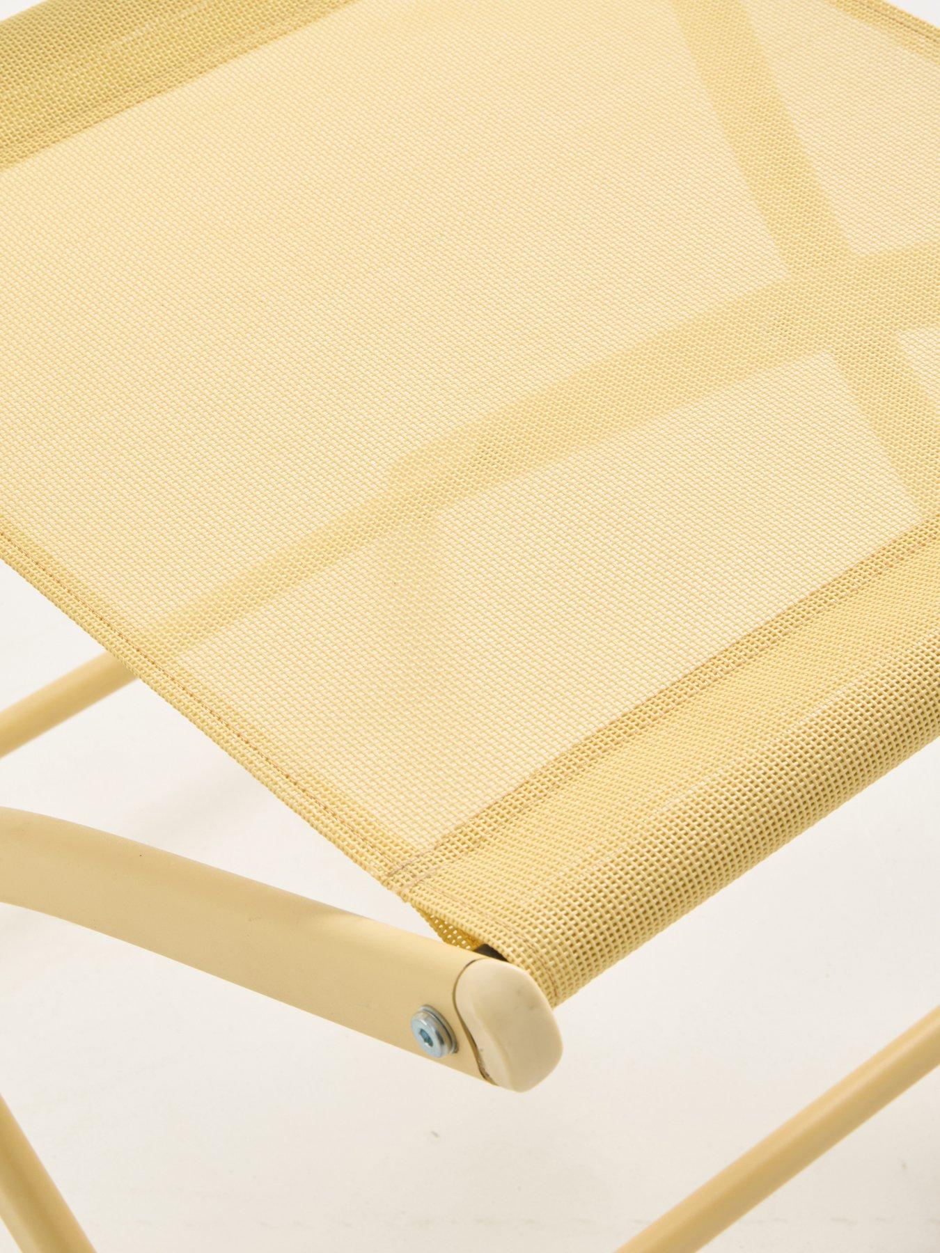 Image 6 of 7 of The Very Collection Hawaii 3-Piece Bistro Set - Buttermilk