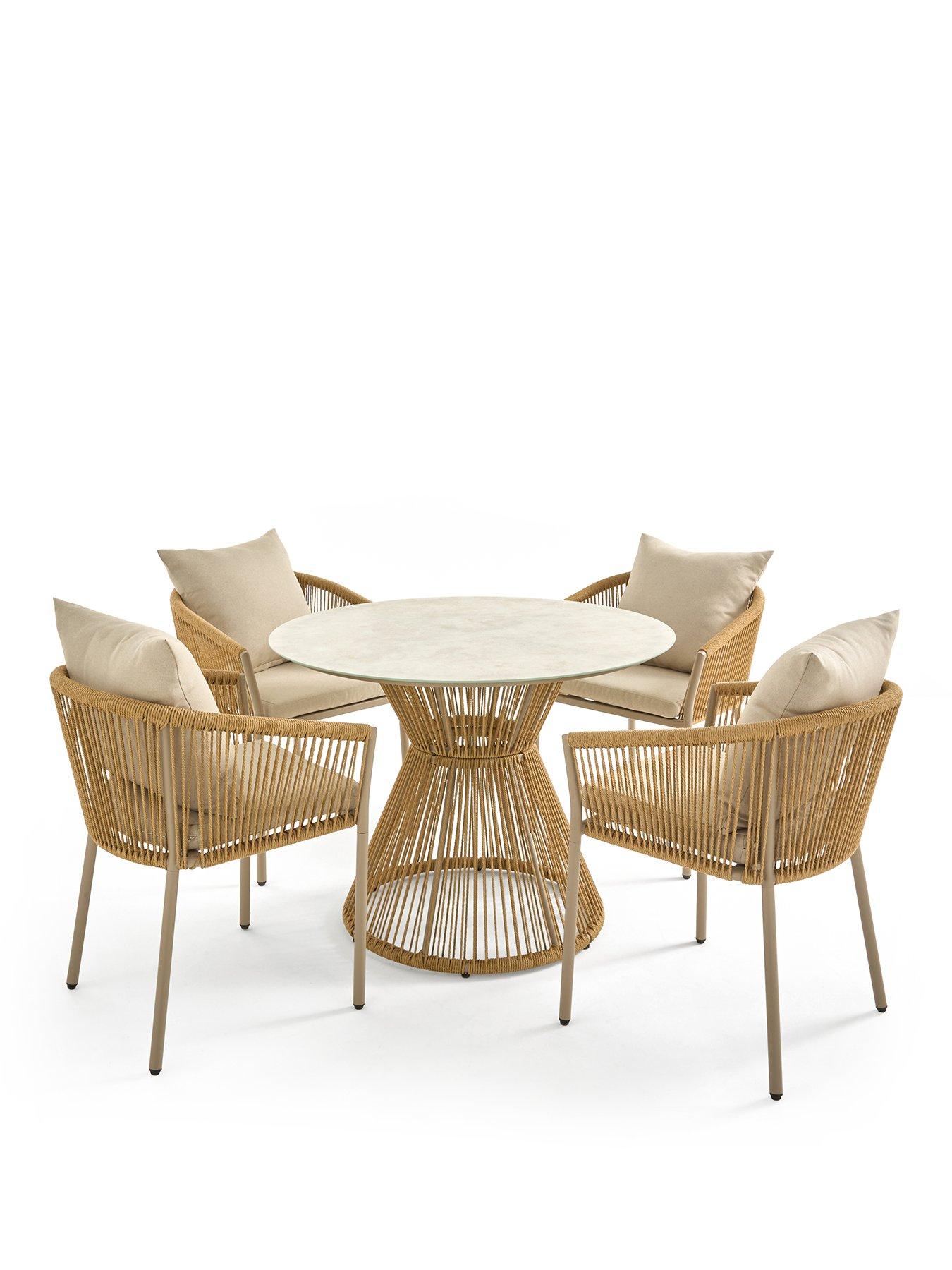Image 2 of 7 of The Very Collection Columbia 4 Seater Dining Set