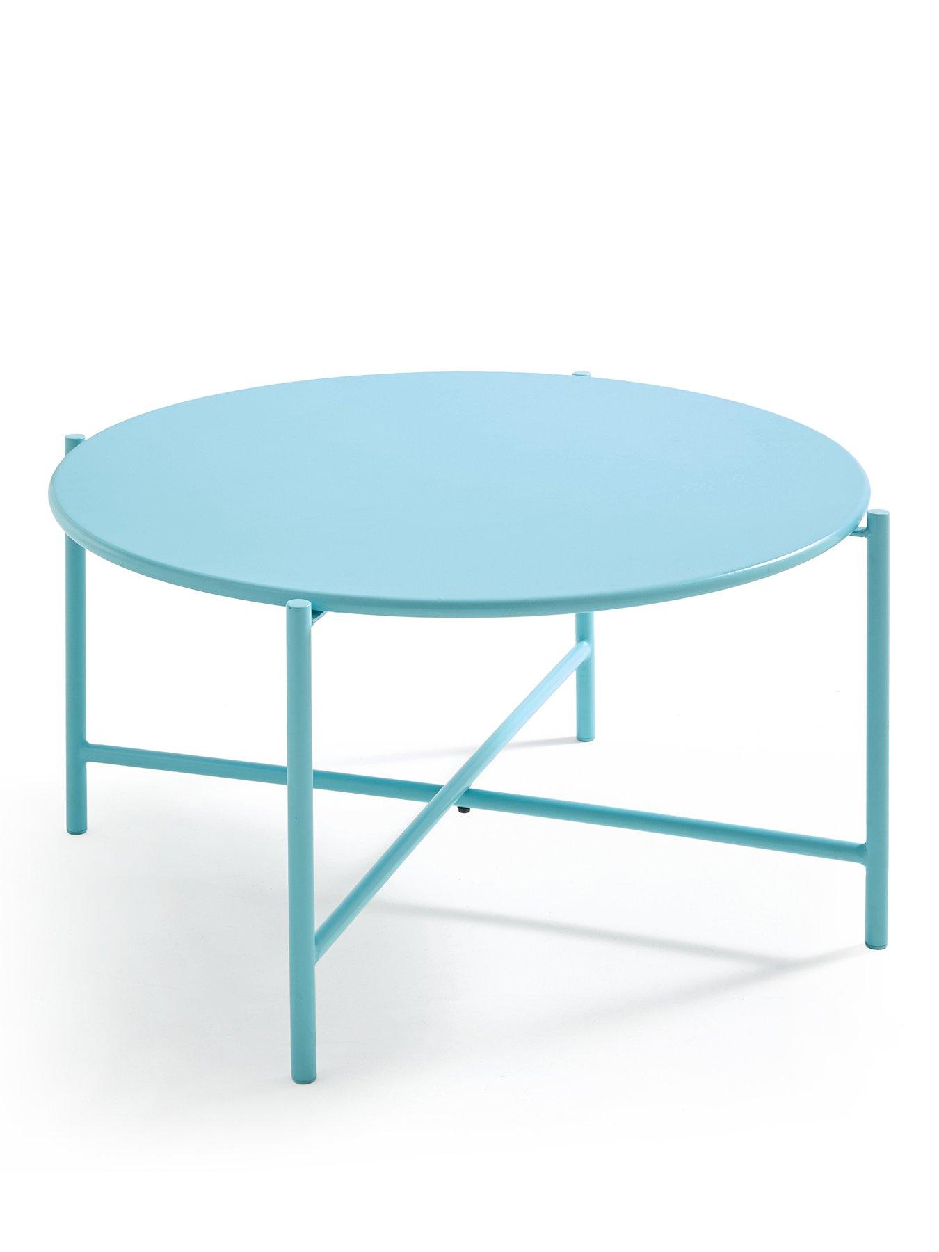 Image 2 of 5 of The Very Collection Palm Springs Table - Blue