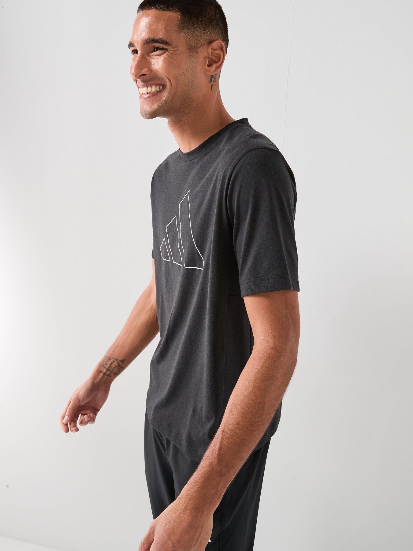 Image 5 of 6 of adidas Mens Training Workout Essentials T-Shirt - Black