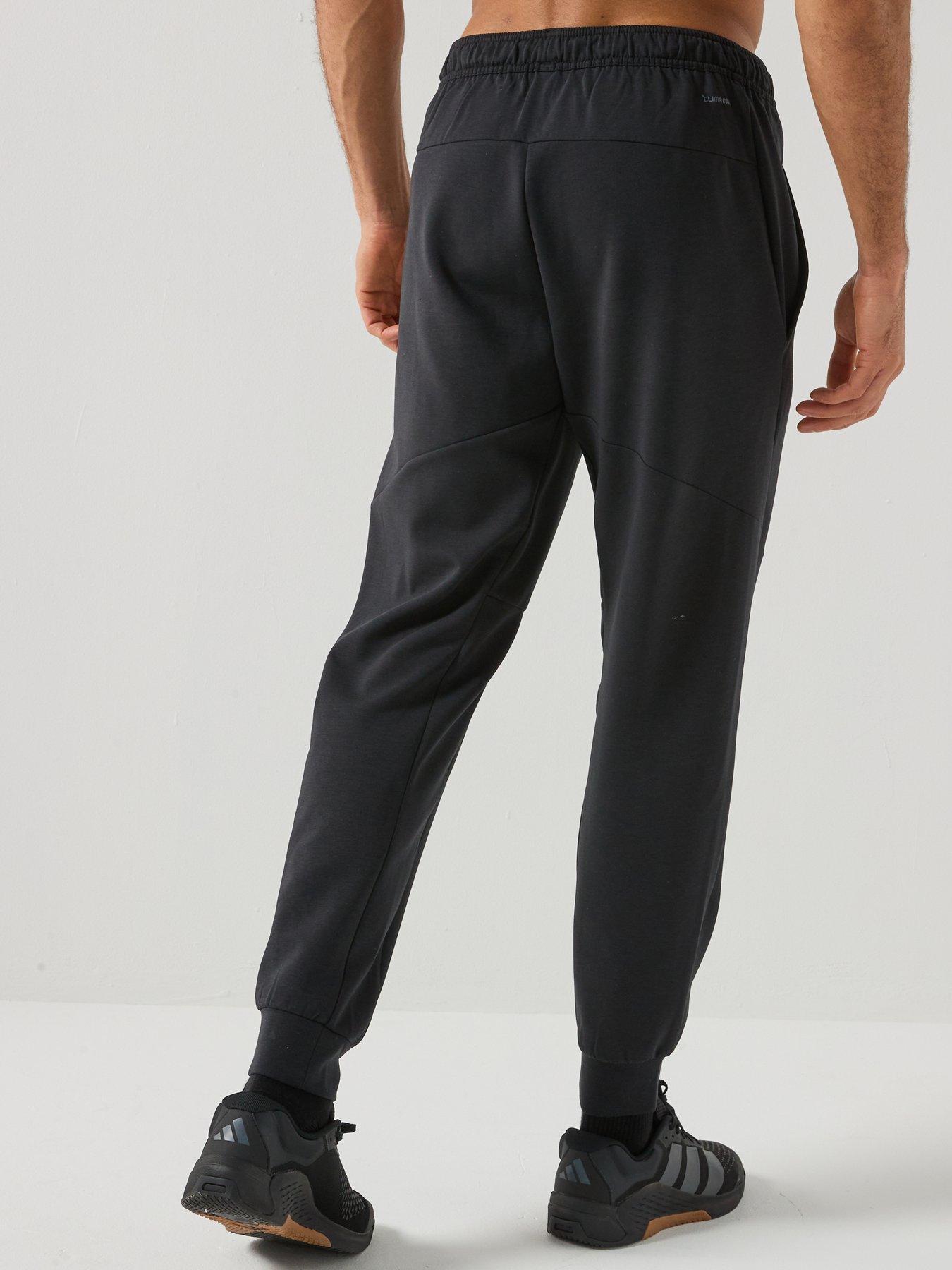 adidas-mens-training-d4t-knit-pant-blackstillFront