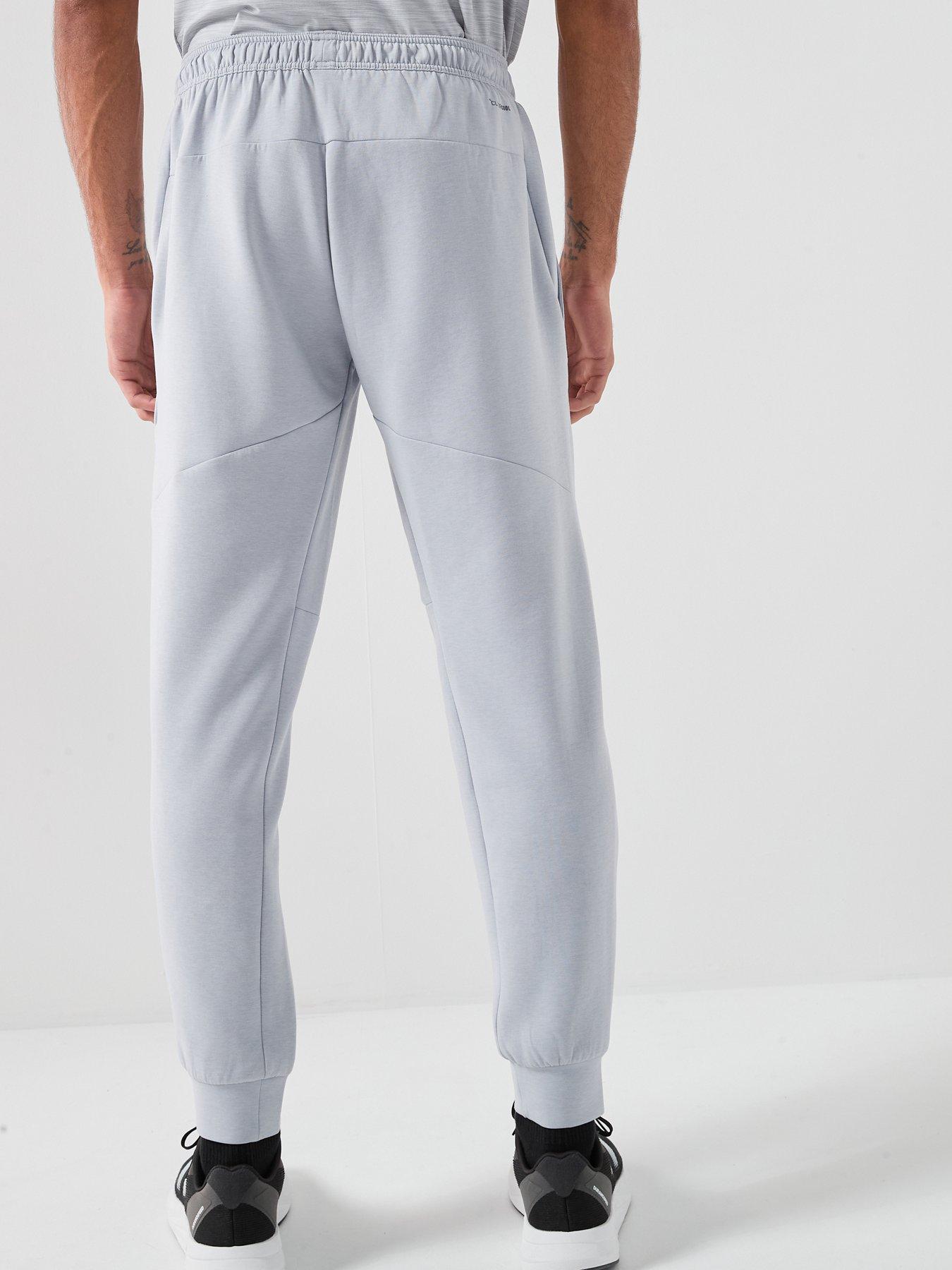 adidas-mens-training-d4t-knit-pant-greystillFront