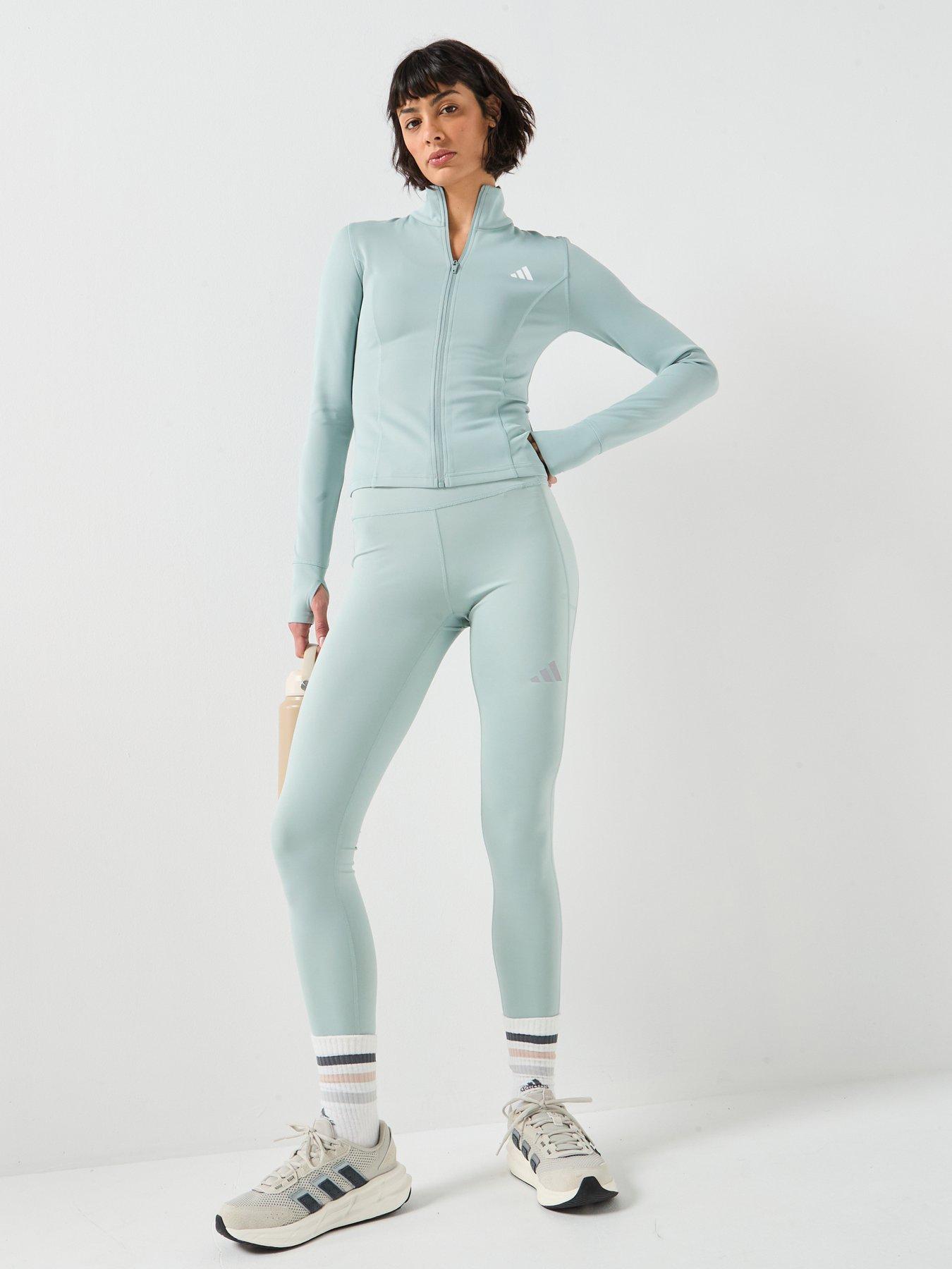 Image 3 of 6 of adidas Womens Running Adi365 Essentials Tights - Green