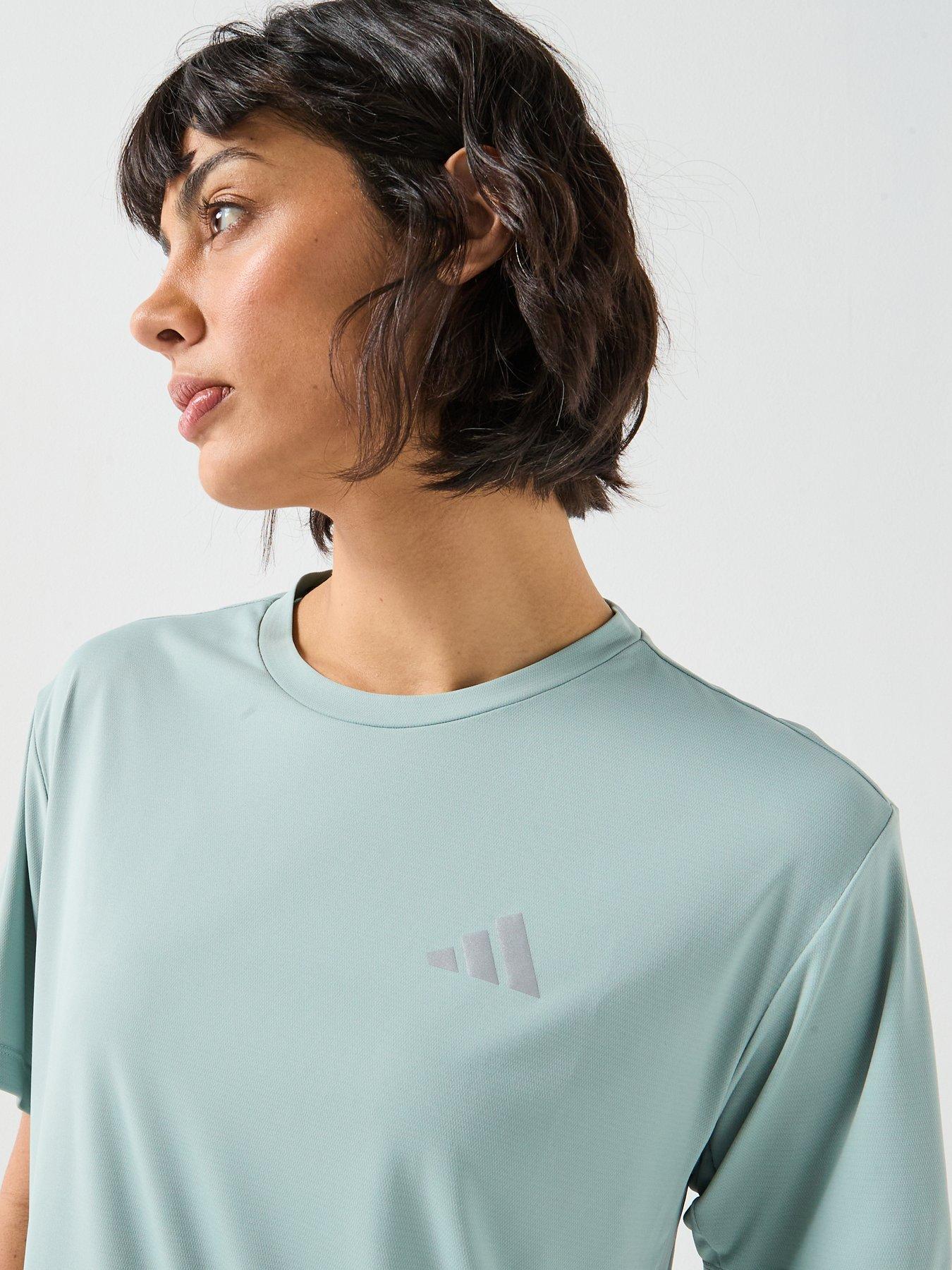 Image 4 of 5 of adidas Womens Running Adi365 Essentials T-Shirt - Green