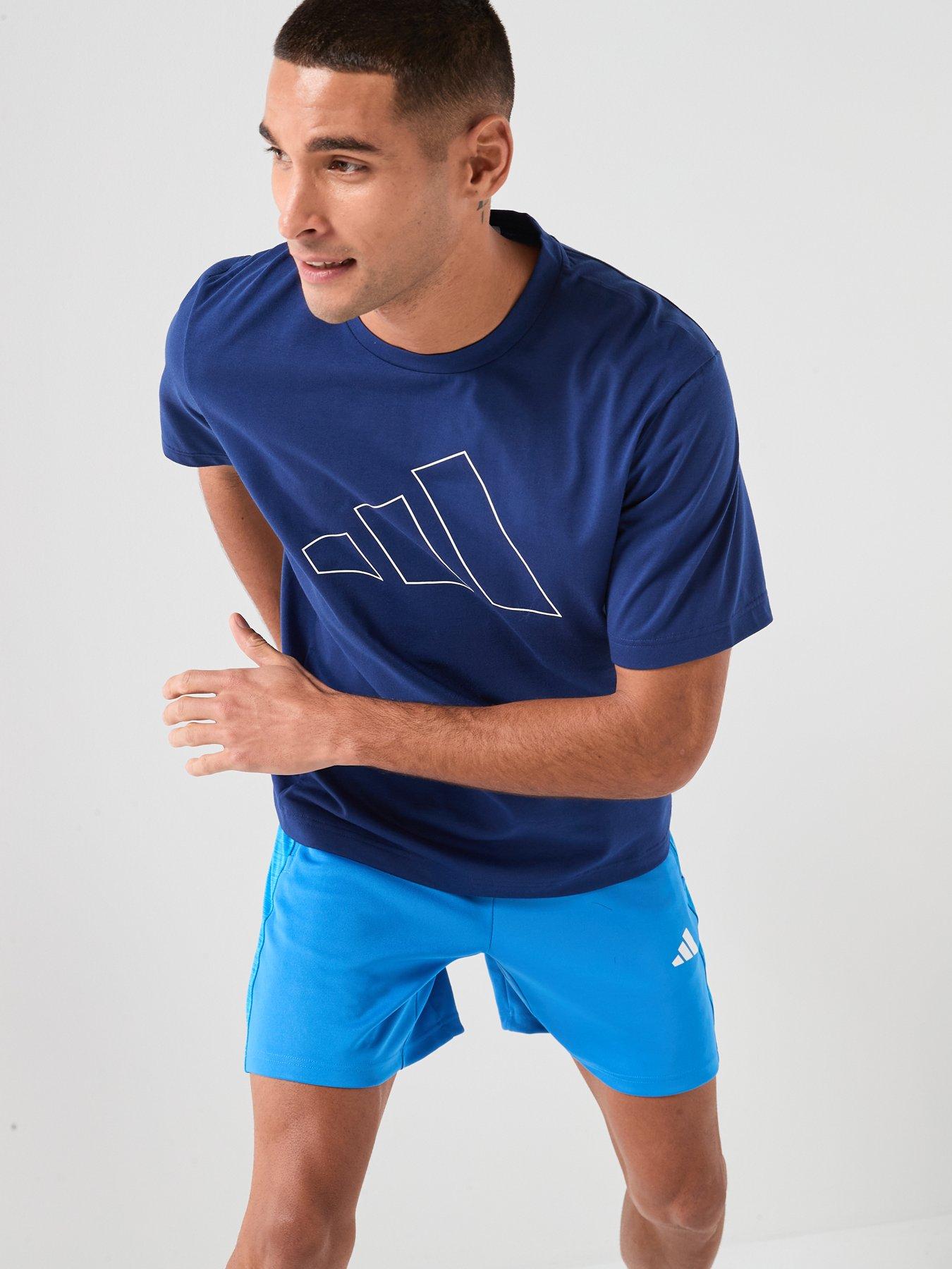 adidas-mens-training-workout-essentials-t-shirt-blueoutfit