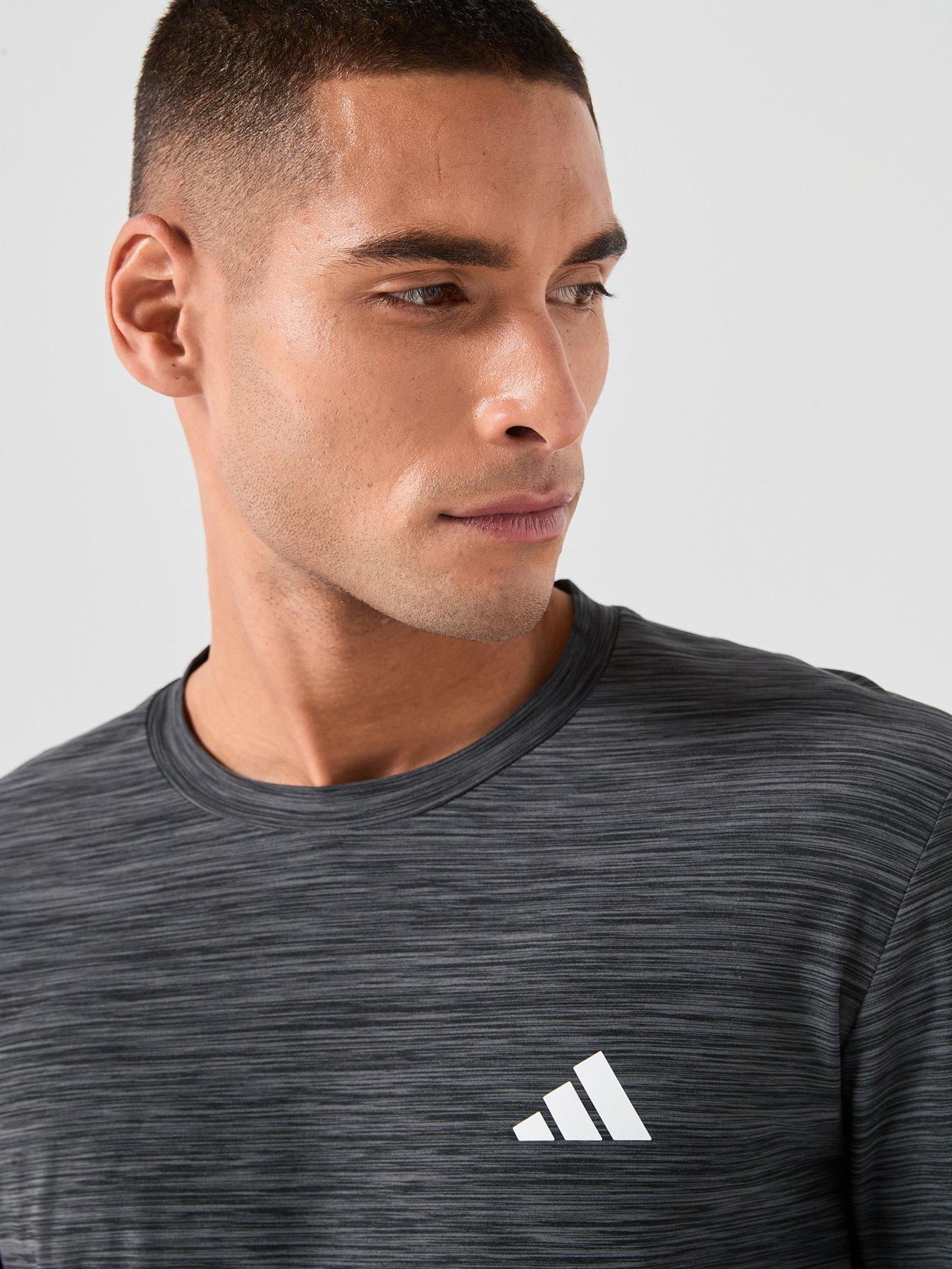 Image 4 of 5 of adidas Mens Training Workout Essentials T-Shirt - Black