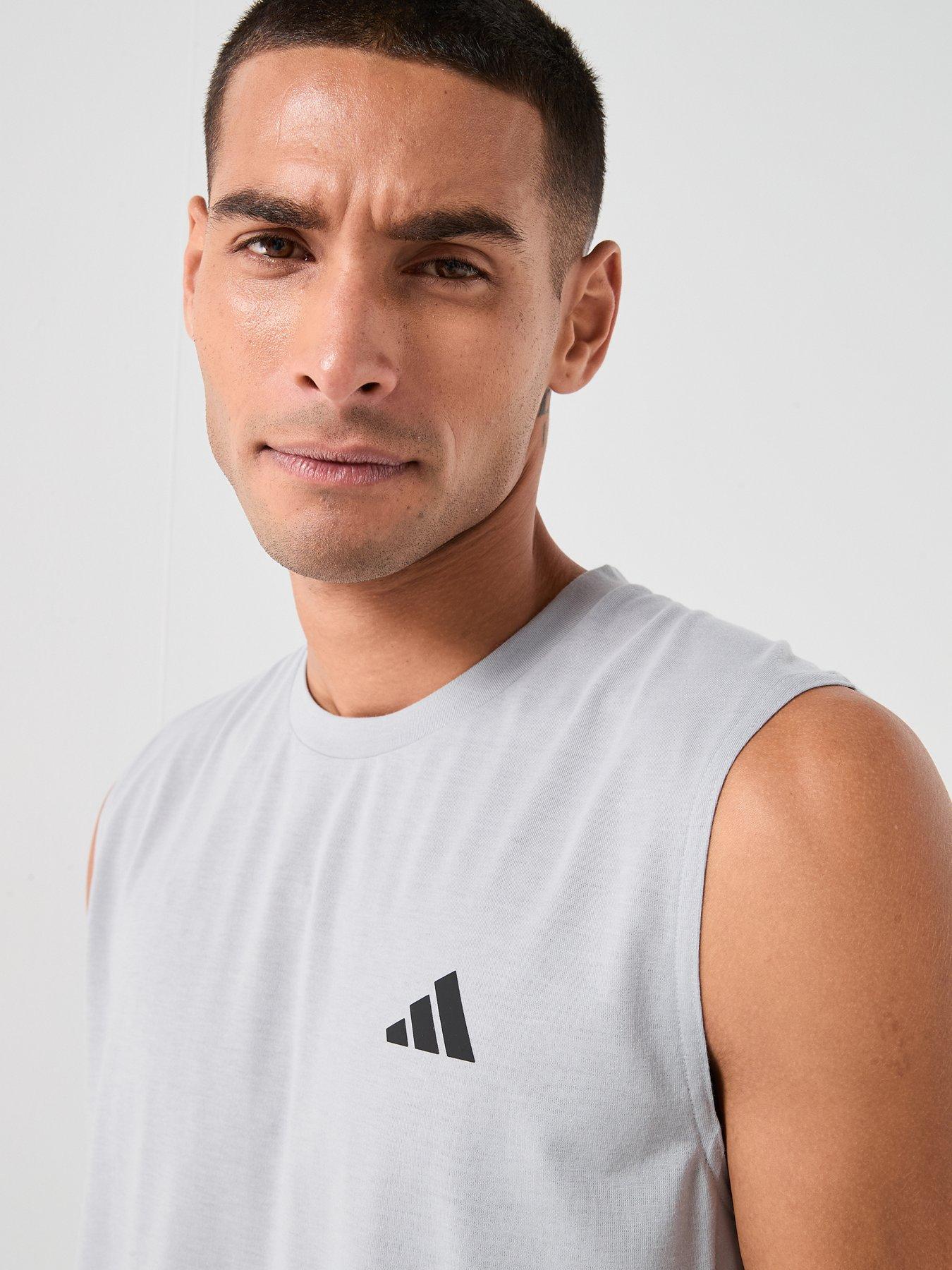 adidas-mens-training-workout-essentials-tank-greydetail