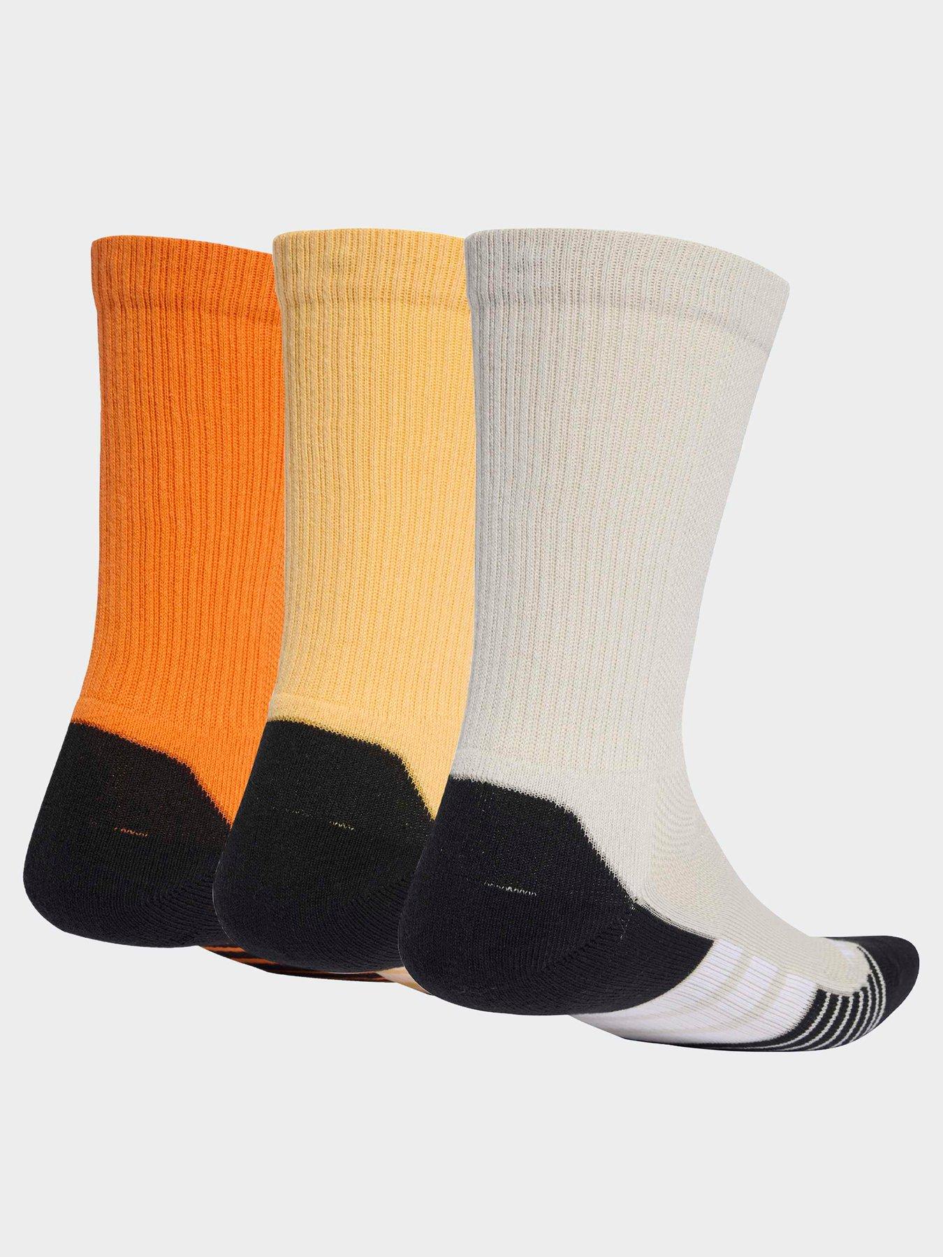 adidas-unisex-training-cushioned-crew-3-pack-socks-orangeback