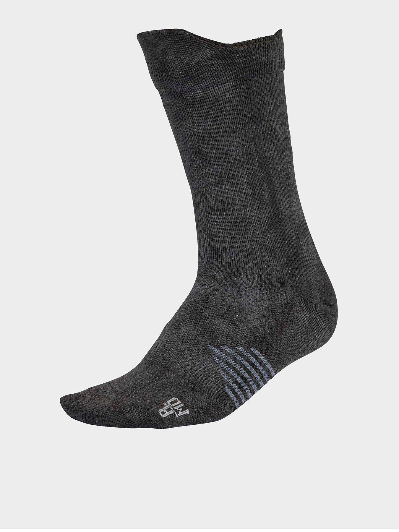 adidas Unisex Running Graphic Crew Socks - Dark Grey