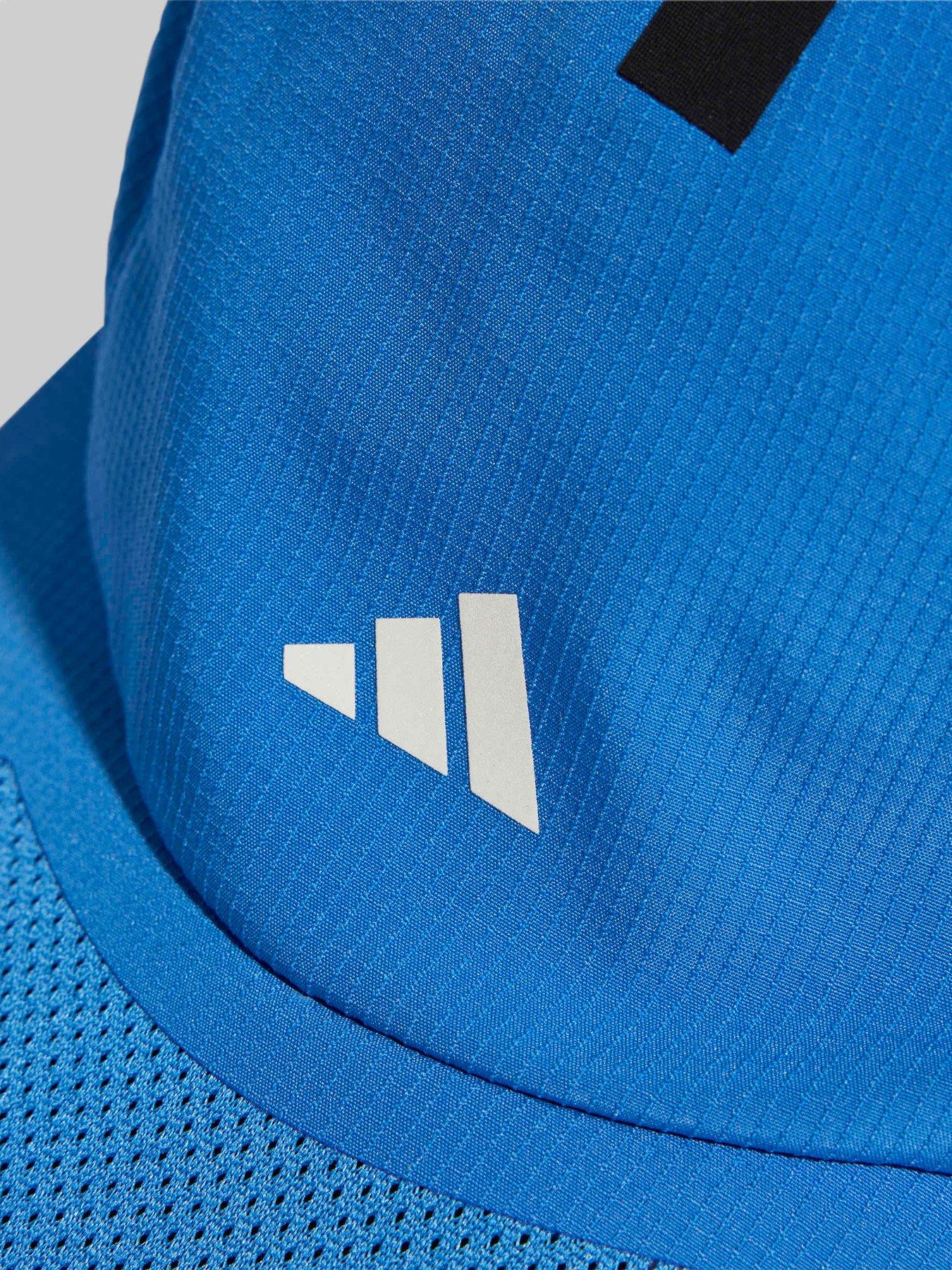 adidas-unisex-running-adizero-cap-blueoutfit