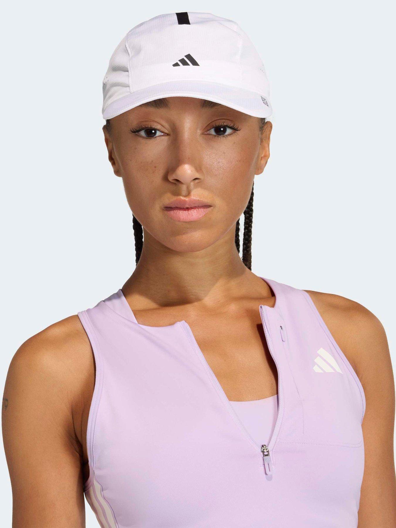 adidas-unisex-running-adizero-cap-whitestillFront