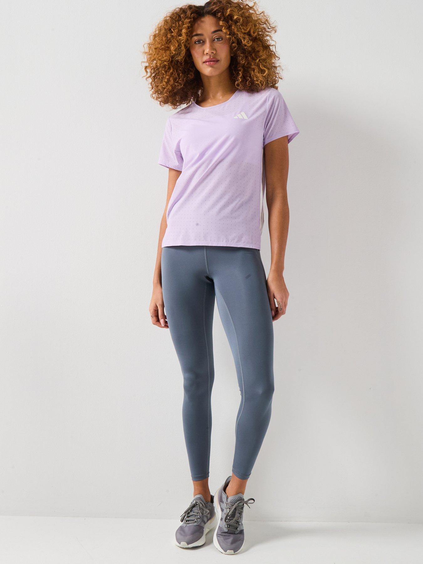 Image 3 of 6 of adidas Womens Running Adizero T-Shirt - Purple