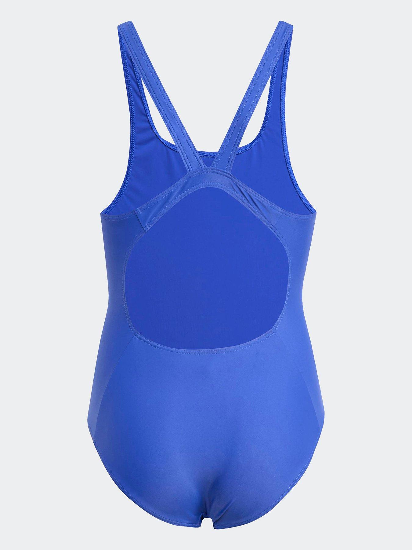 adidas-junior-girls-essentials-v-back-swimsuit-blueback