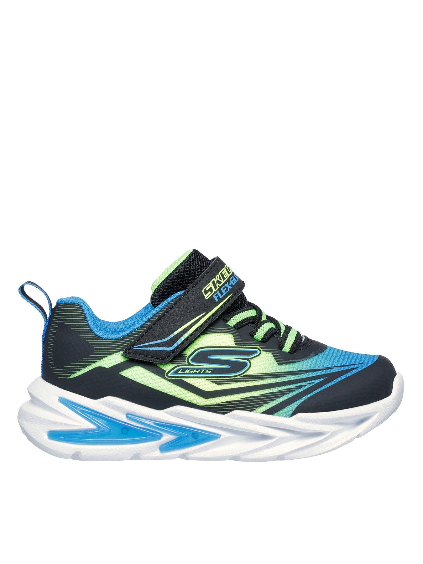 Skechers Toddler Skechers S-lights: Flex-glow Ultra Trainer - Blue