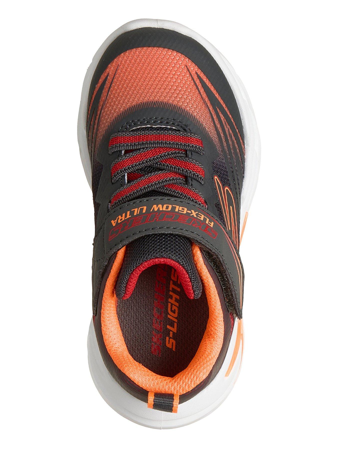 Image 3 of 5 of Skechers Kids Lighted Gore & Strap Sneaker W/ Midsole Techpiece