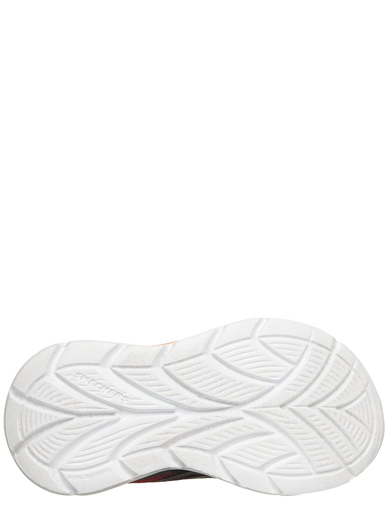 Image 4 of 5 of Skechers Kids Lighted Gore & Strap Sneaker W/ Midsole Techpiece