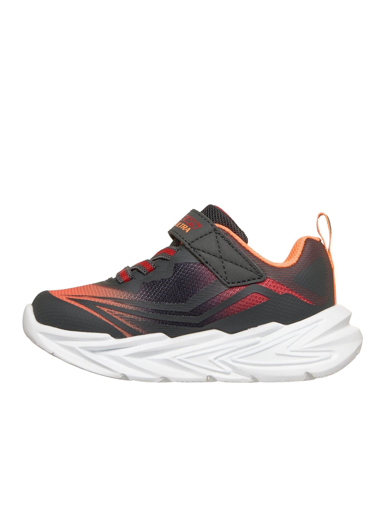 Image 5 of 5 of Skechers Kids Lighted Gore & Strap Sneaker W/ Midsole Techpiece