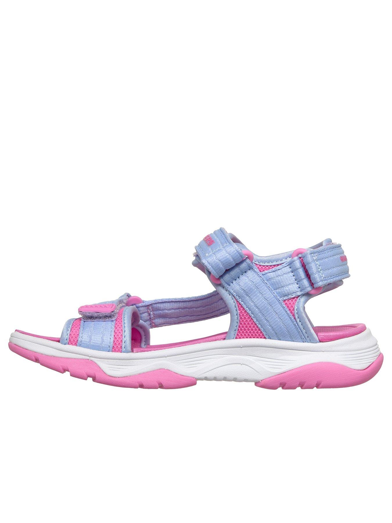 Image 5 of 6 of Skechers Kids Tread Seeker Sandals - Pink/lilac
